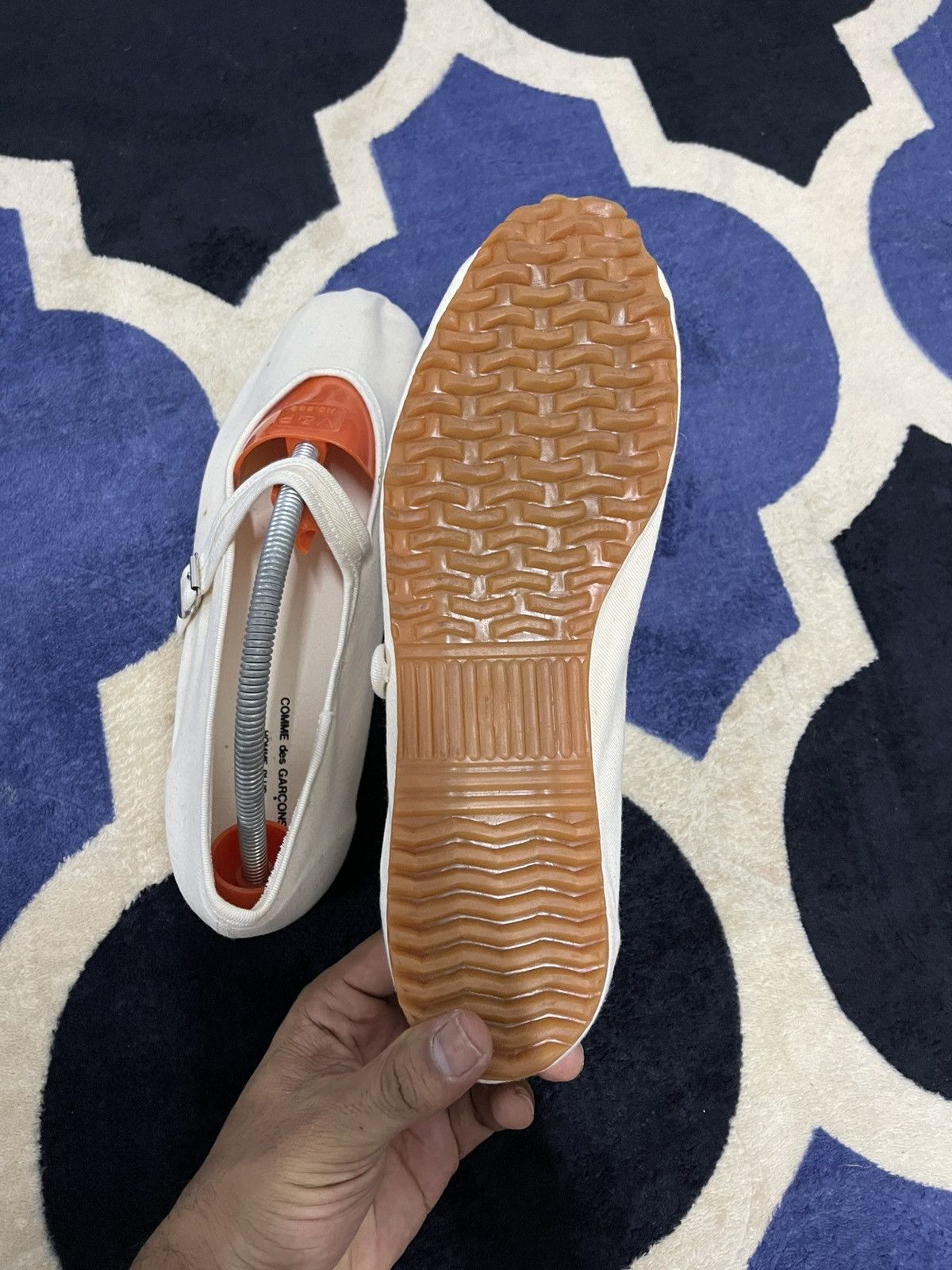 Comme des Garcons × Designer × Japanese Brand Mary Jane Ballet Flats COMME des GARÇONS HOMME PLUS Size US 10.5 / EU 43-44 - 5 Thumbnail