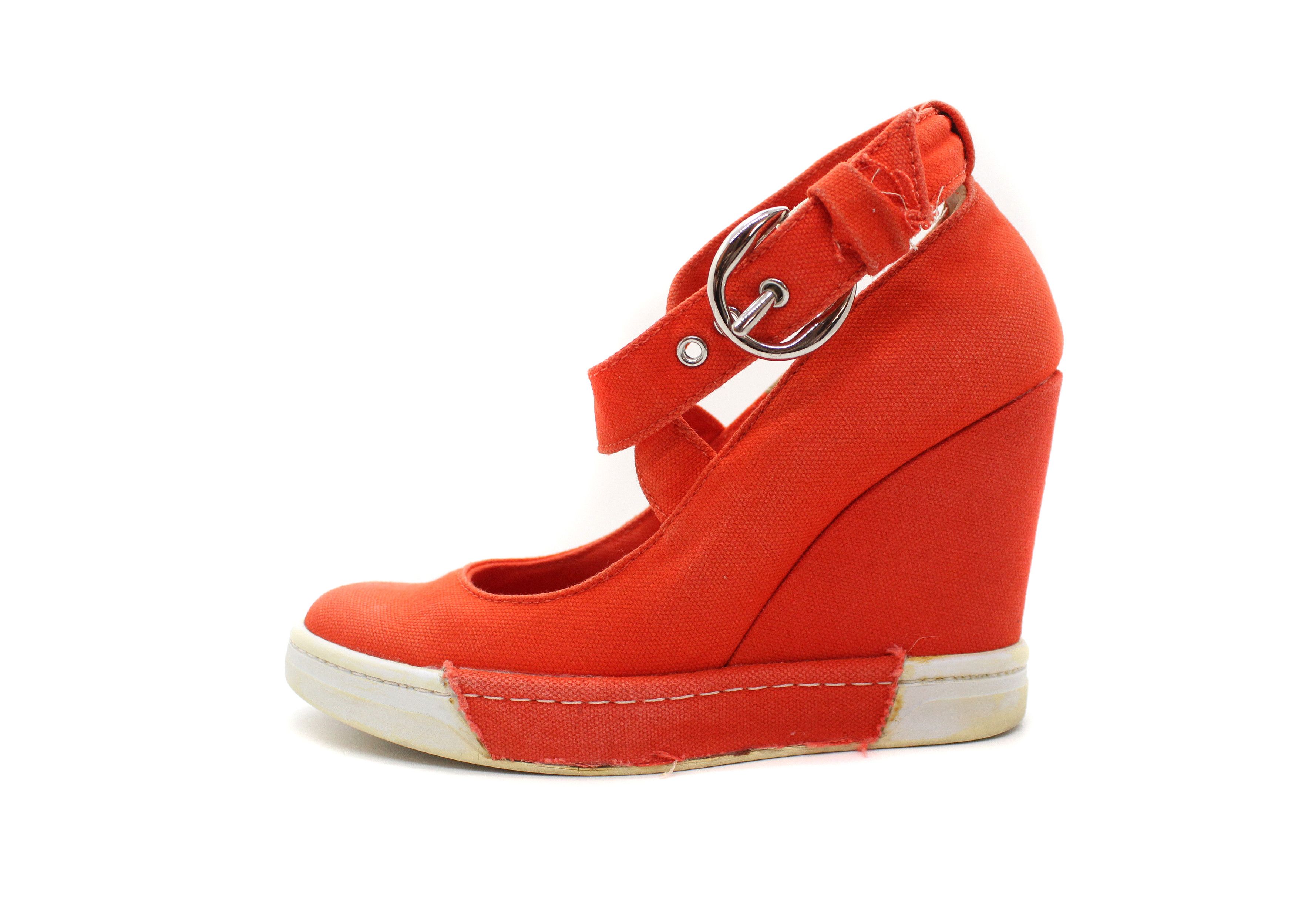 Dolce & Gabbana 00S Wedge Platform Flats Vintage Size US 4 / IT 34 - 2 Thumbnail
