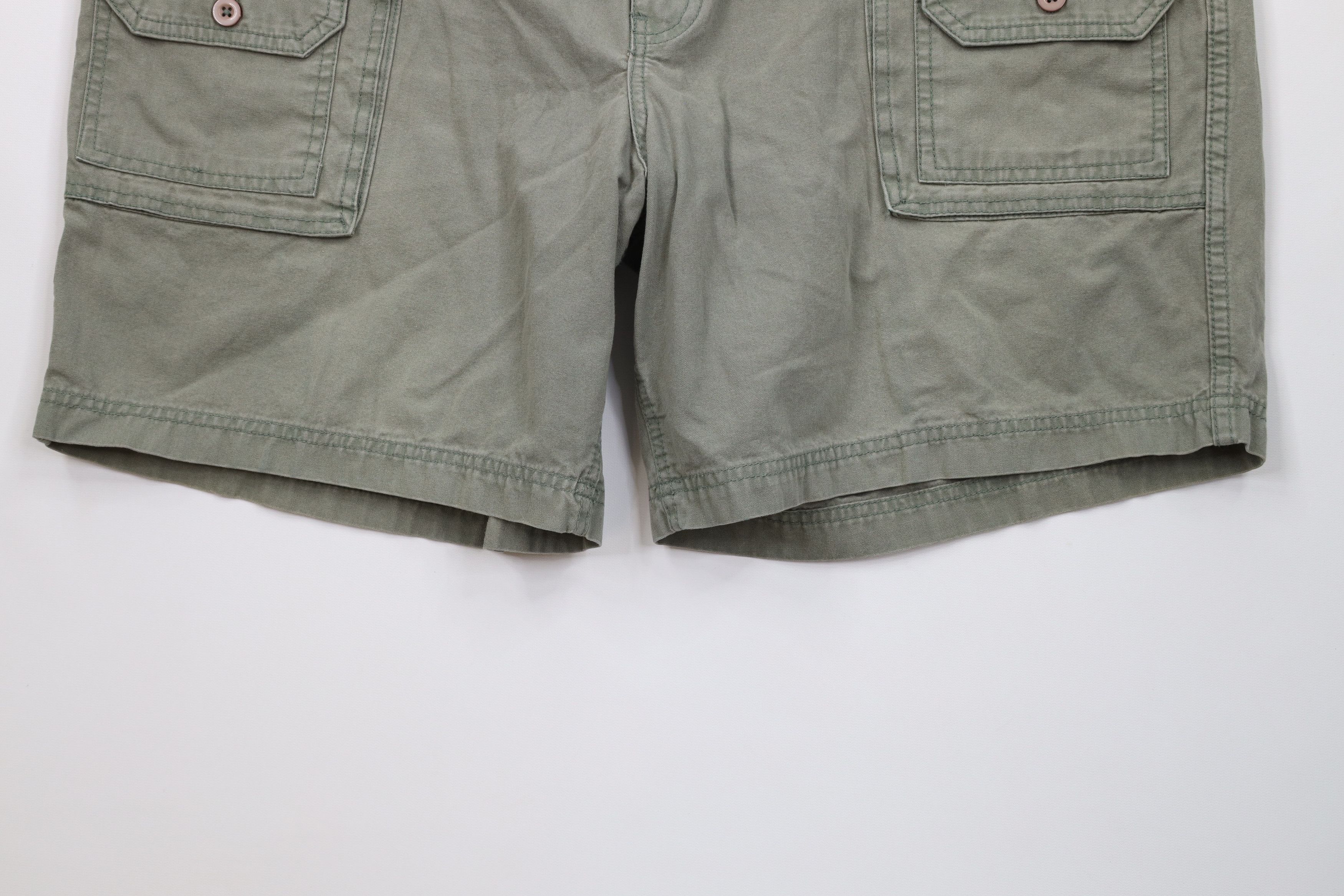 Vintage Vintage 90s Streetwear Above Knee Trekking Cargo Shorts Size US 42 / EU 58 - 4 Thumbnail