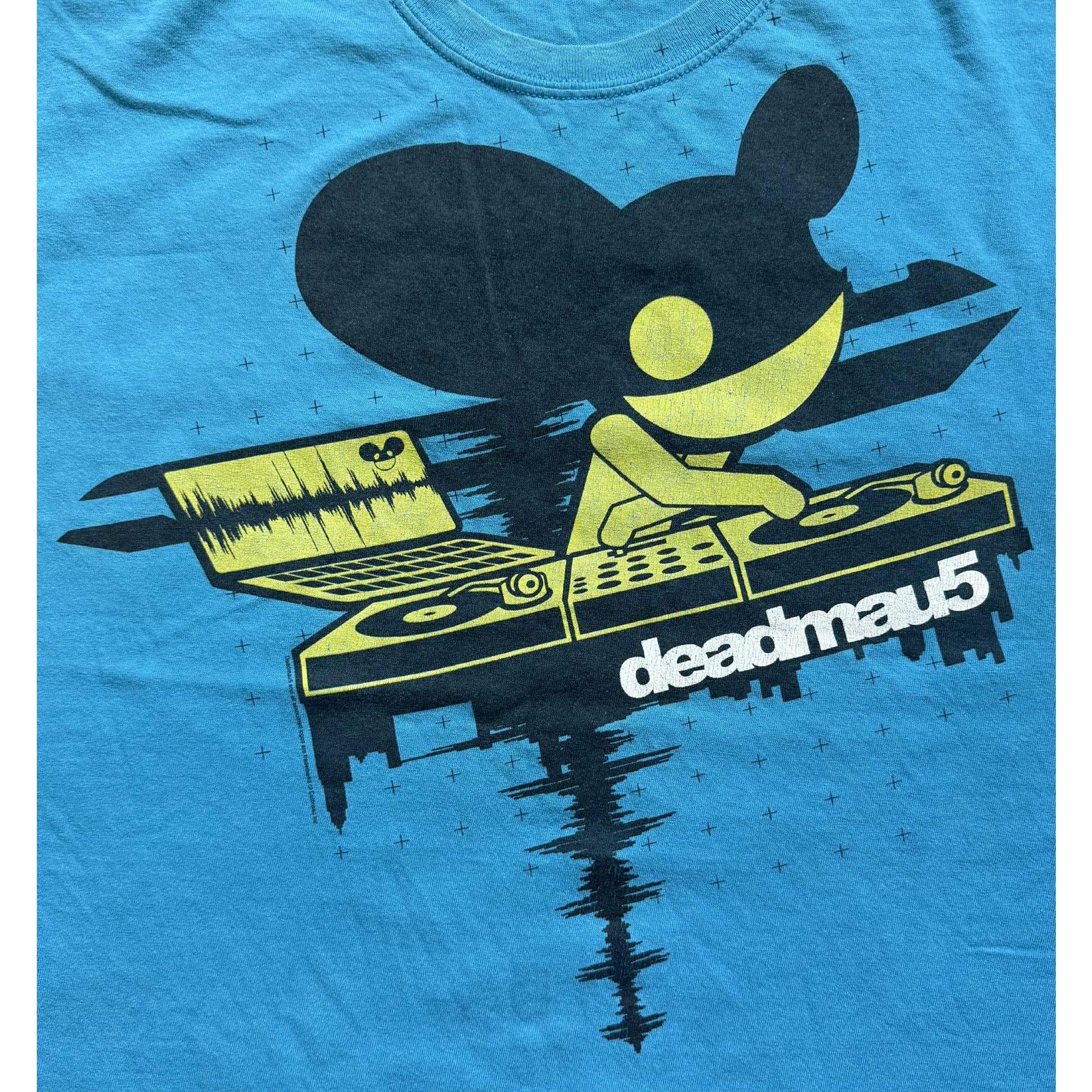Gildan Gildan Deadmau5 Electronic DJ Rave Band Tee Blue Men's XL Size US XL / EU 56 / 4 - 3 Thumbnail