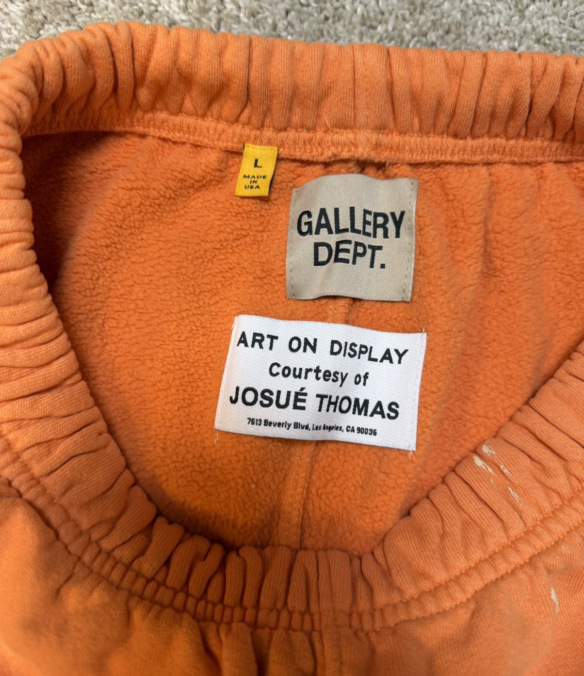Gallery Dept. Gallery Dept. Painted Flare Sweatpants Orange Size US 34 / EU 50 - 4 Thumbnail