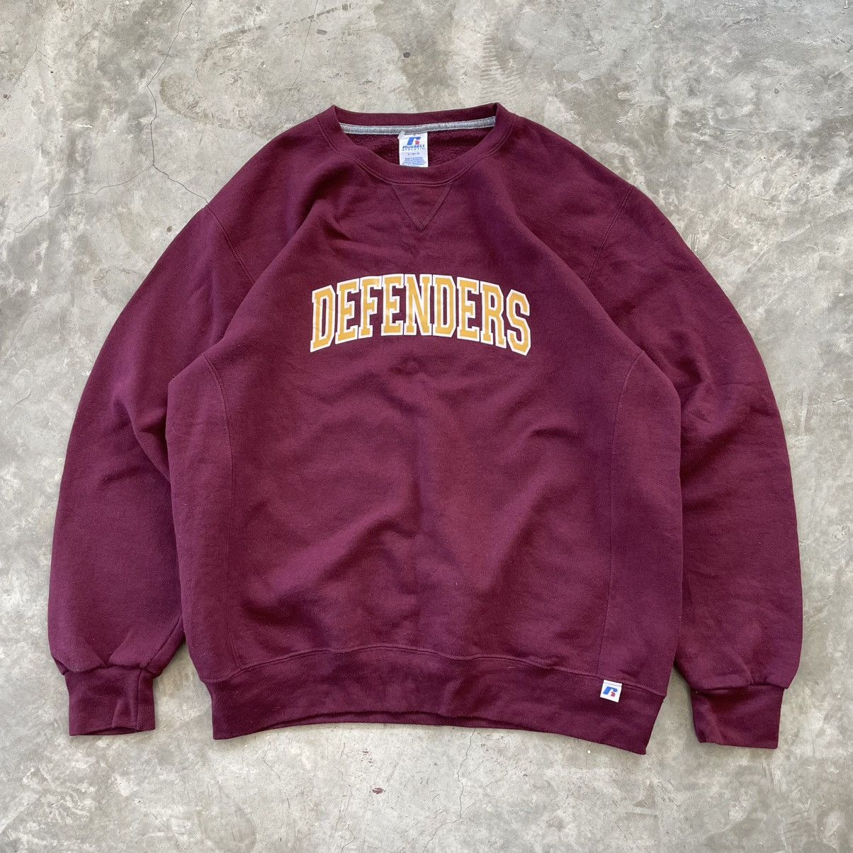 Russell Athletic × Vintage 🔴 Vintage Russell Sweater (DEFENDERS) 🔴 Size US L / EU 52-54 / 3 - 1 Thumbnail