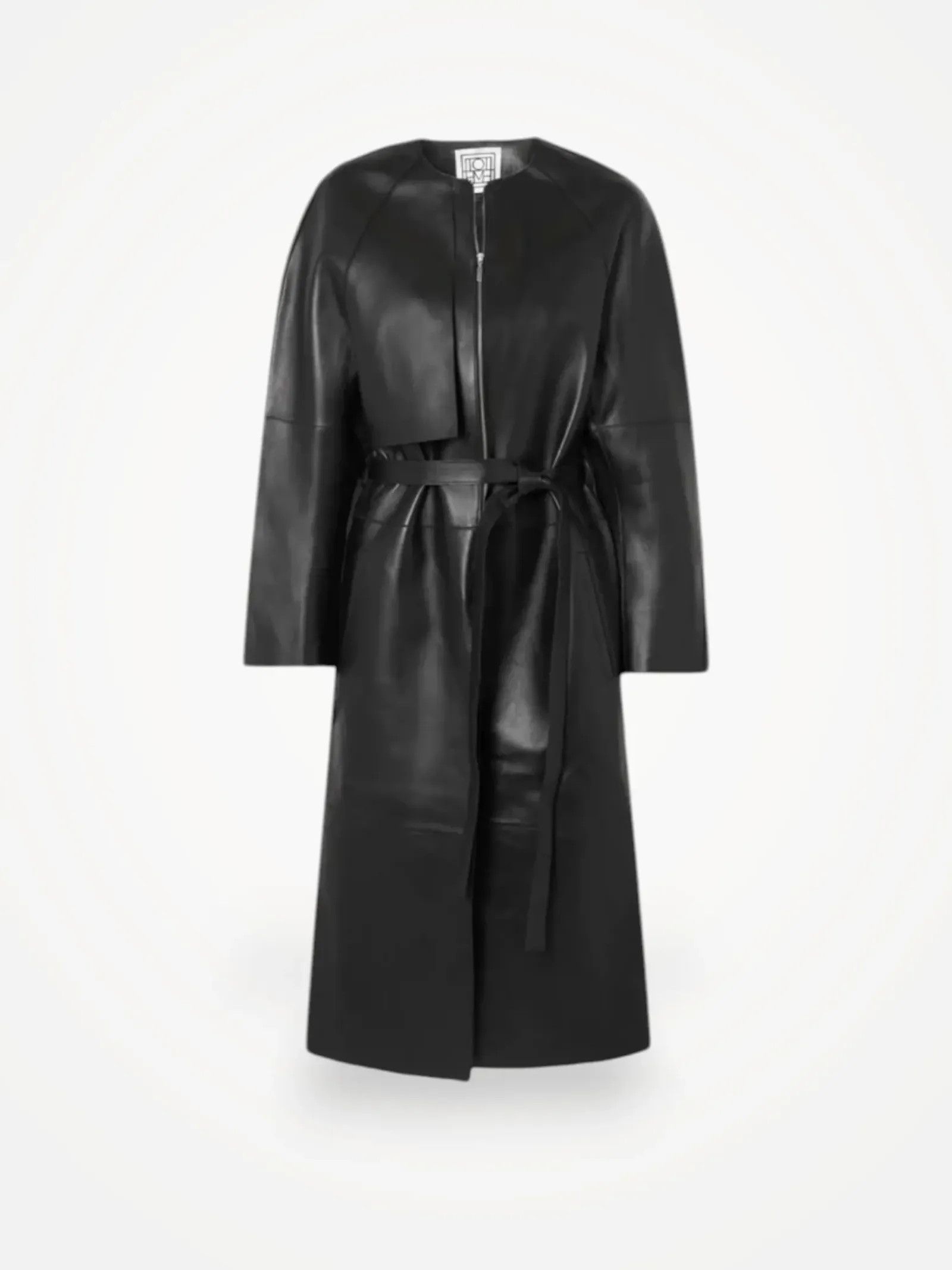 Toteme Toteme Leather Trench Coat Size XS / US 0-2 / IT 36-38 - 1 Thumbnail
