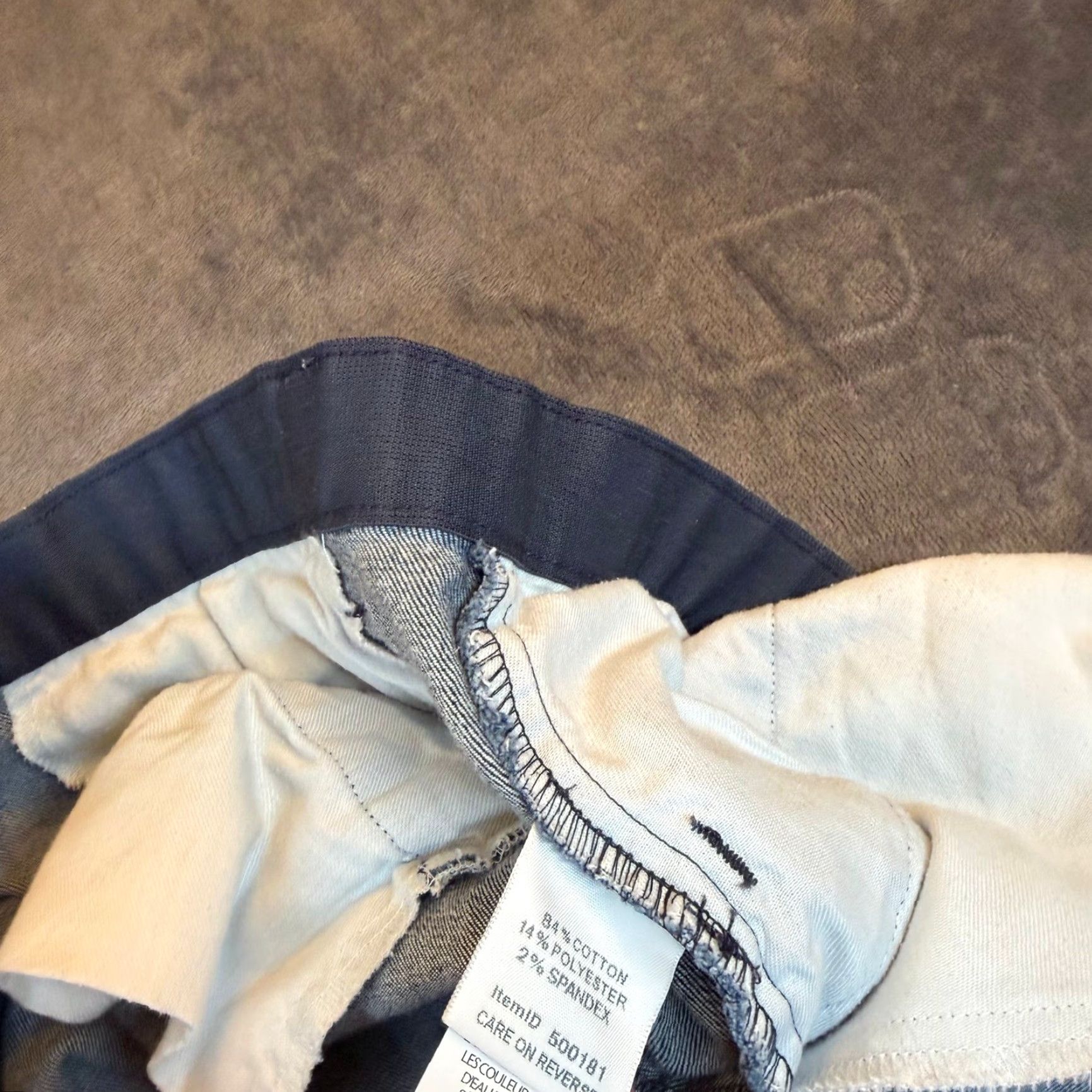 Vintage LL Bean Classic Fit Wide Leg Jeans Dark Wash Blue Stretch Denim Womens Size 20 R Size 42" / US 20 - 6 Thumbnail