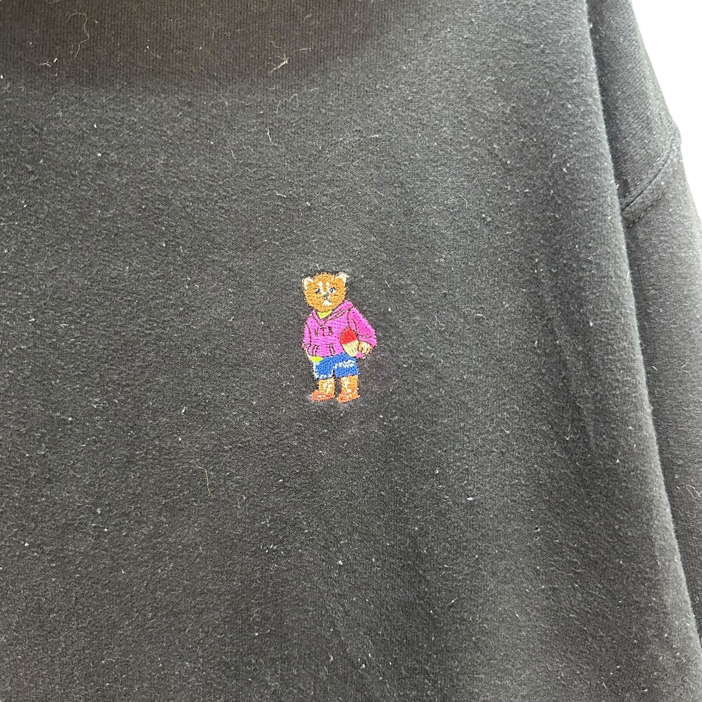 Japanese Brand VARIOUS TIMELESS ARTS EMBROIDERY POLO BEAR HOODIES #9038-50 Size US M / EU 48-50 / 2 - 3 Thumbnail