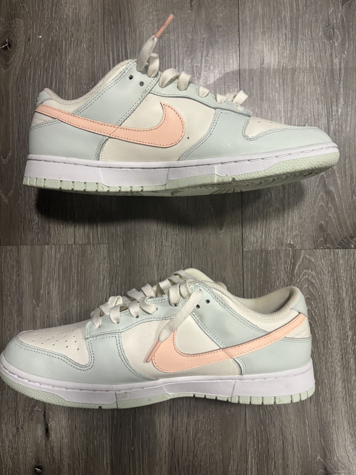 Nike WMNS Nike Dunk Low Barely Green DD1503 104 Size US 10.5 / EU 43-44 - 2 Thumbnail