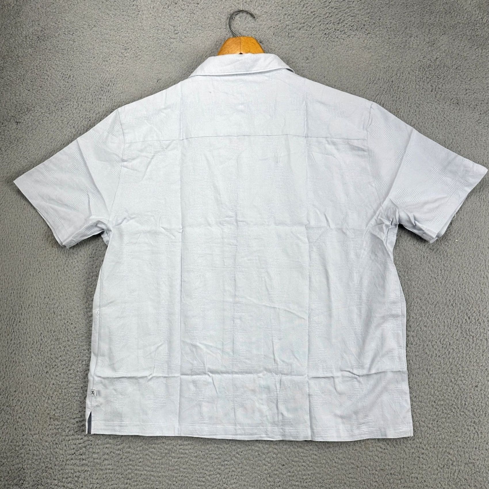 Vintage 7 Diamonds Caspian Camp Shirt 7D Mens Button-Up 2XL Light Blue 4 Way Stretch NEW Size US XXL / EU 58 / 5 - 4 Thumbnail