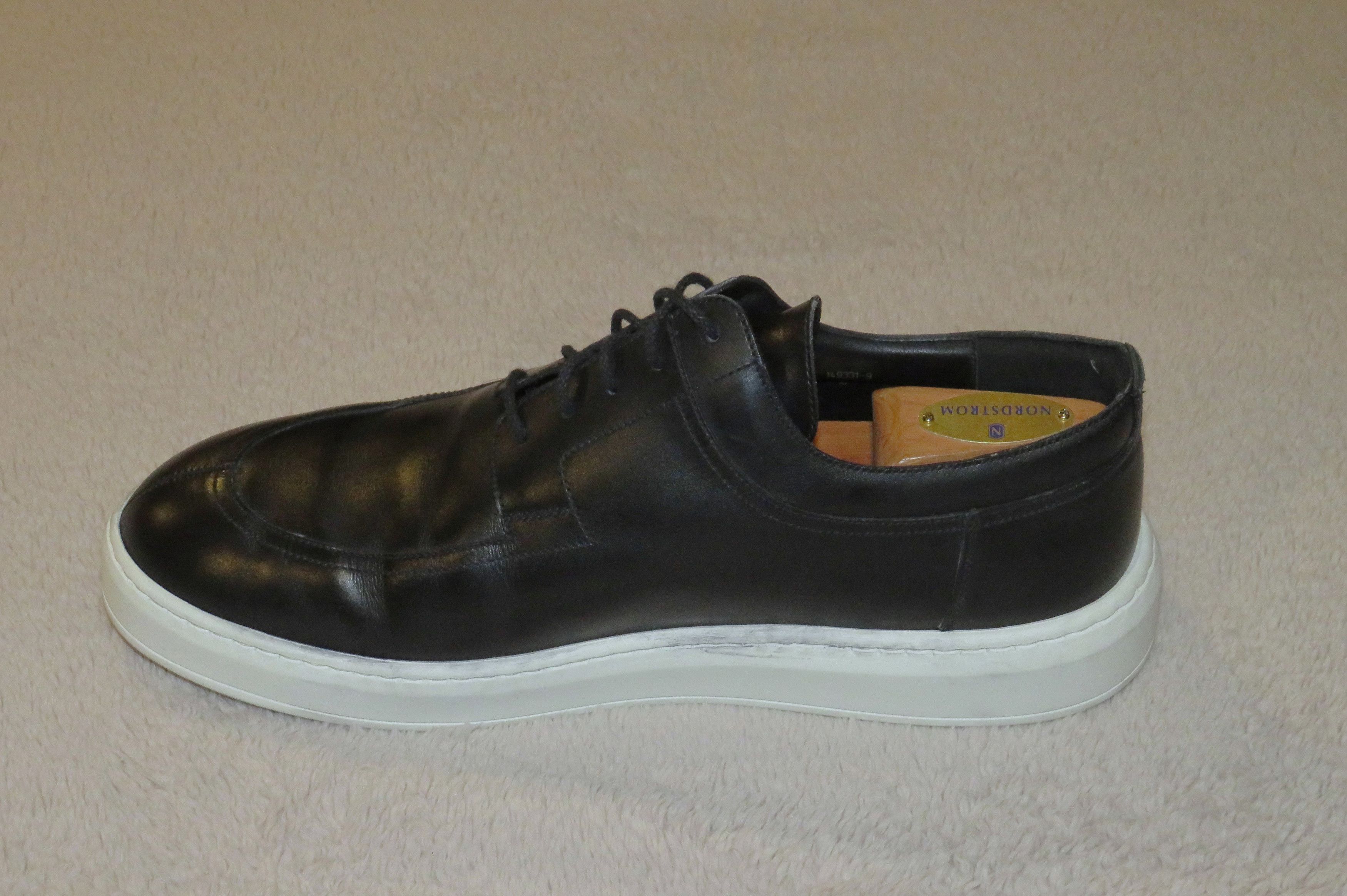 J.M. Weston Black Calf Leather On the Hunt Dress Sneaker 11 Size US 11 / EU 44 - 3 Thumbnail