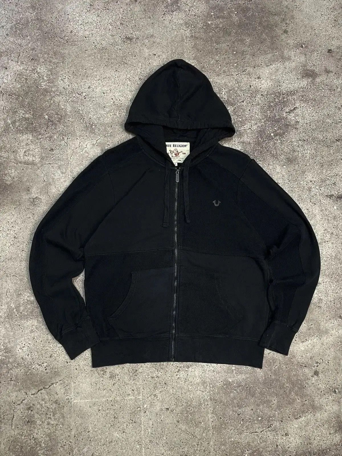 Japanese Brand × True Religion Vintage True Religion Y2K Avantgarde Zip Hoodie Size US L / EU 52-54 / 3 - 3 Thumbnail
