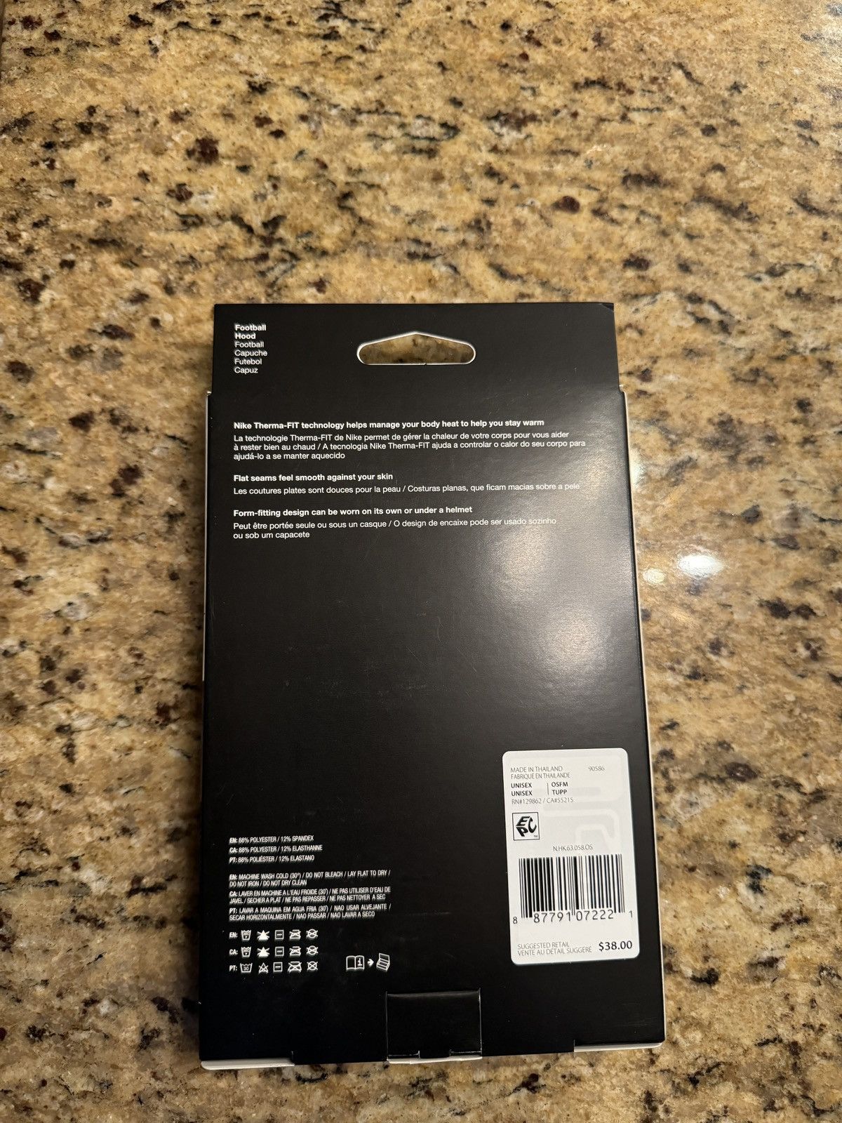 Nike Nike Pro Therma Fit Hood Balaclava Black Size ONE SIZE - 2 Thumbnail