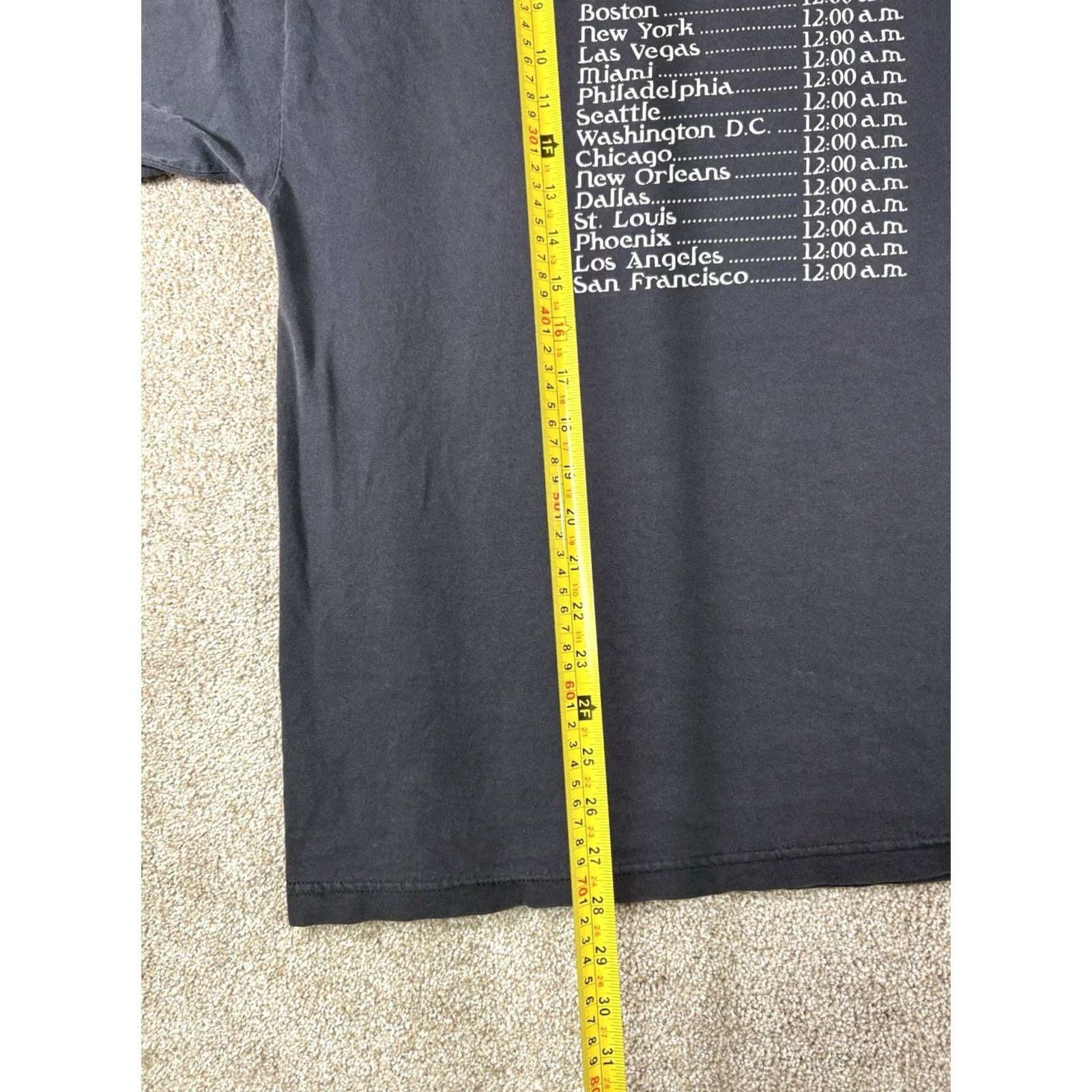 Vintage VINTAGE Kiss Goodbye Band Graphic T-Shirt Black Adult Large Shirt Short Sleeve Crew Neck Mens Womens Unisex Size US L / EU 52-54 / 3 - 7 Thumbnail