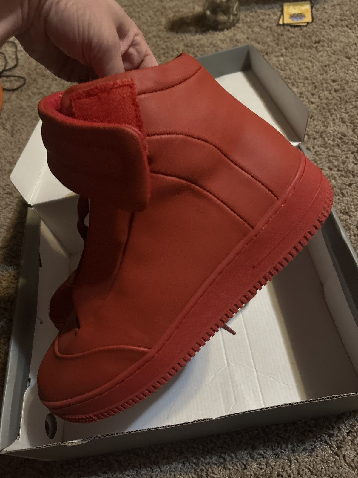 Grimykids Future Af high top red Size US 8.5 / EU 41-42 - 7 Thumbnail