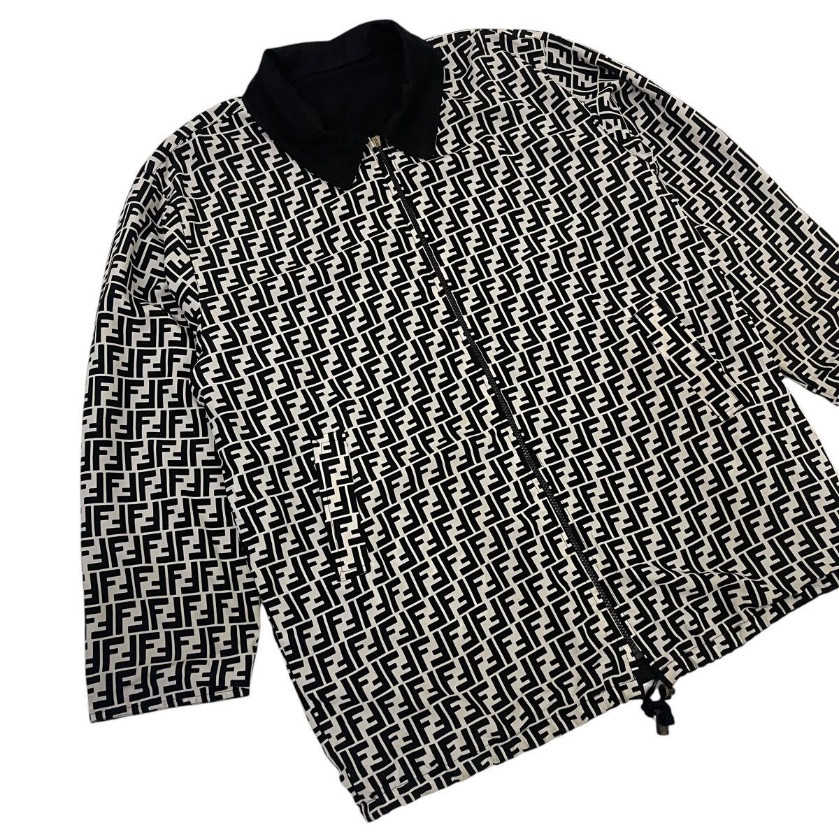 Fendi 🔥Vintage Fendi Monogram Reversible Jacket Size US L / EU 52-54 / 3 - 5 Thumbnail