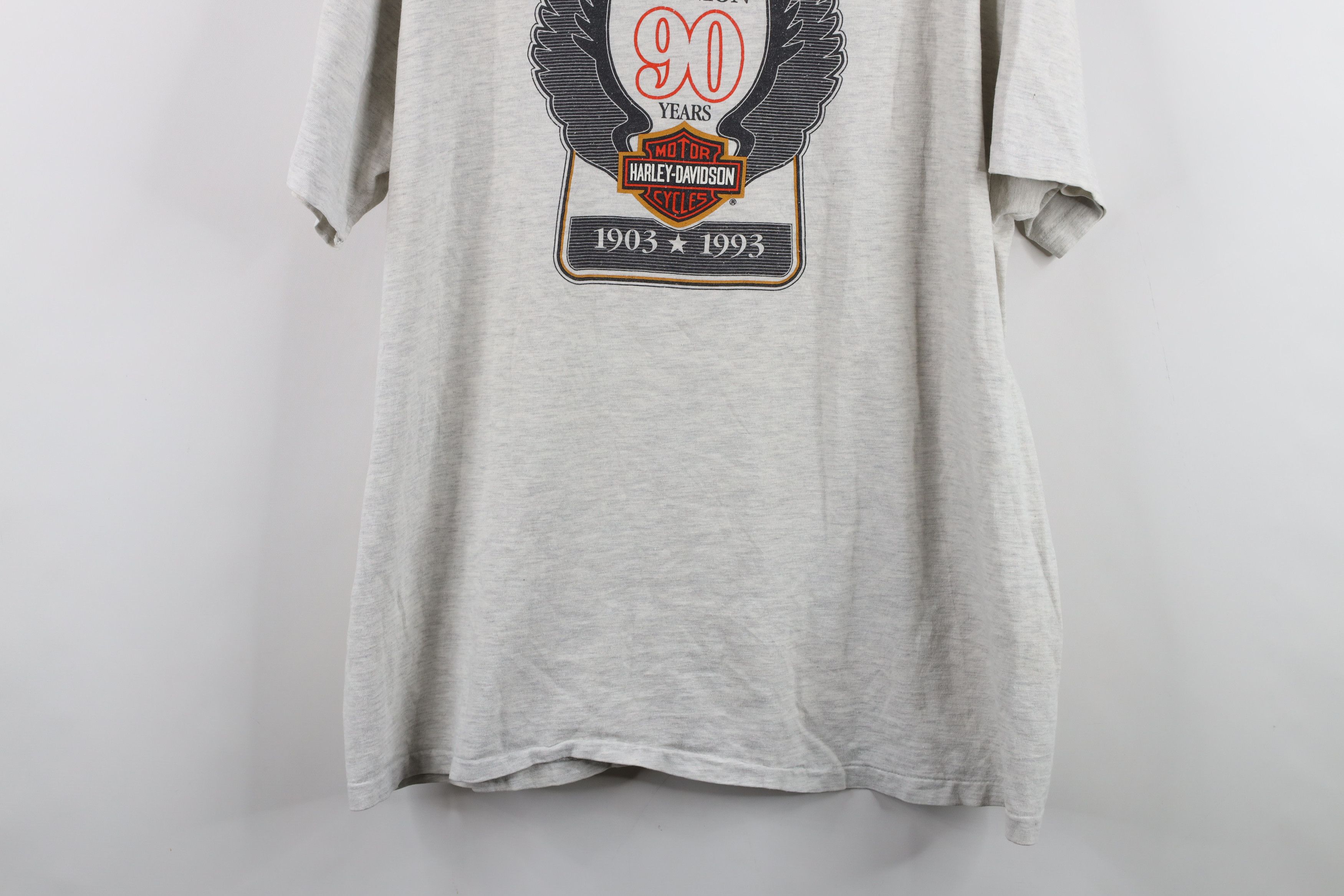 Harley Davidson × Vintage Vintage 90s Harley Davidson Willie Eagle Wings T-Shirt USA Size US XL / EU 56 / 4 - 11 Thumbnail