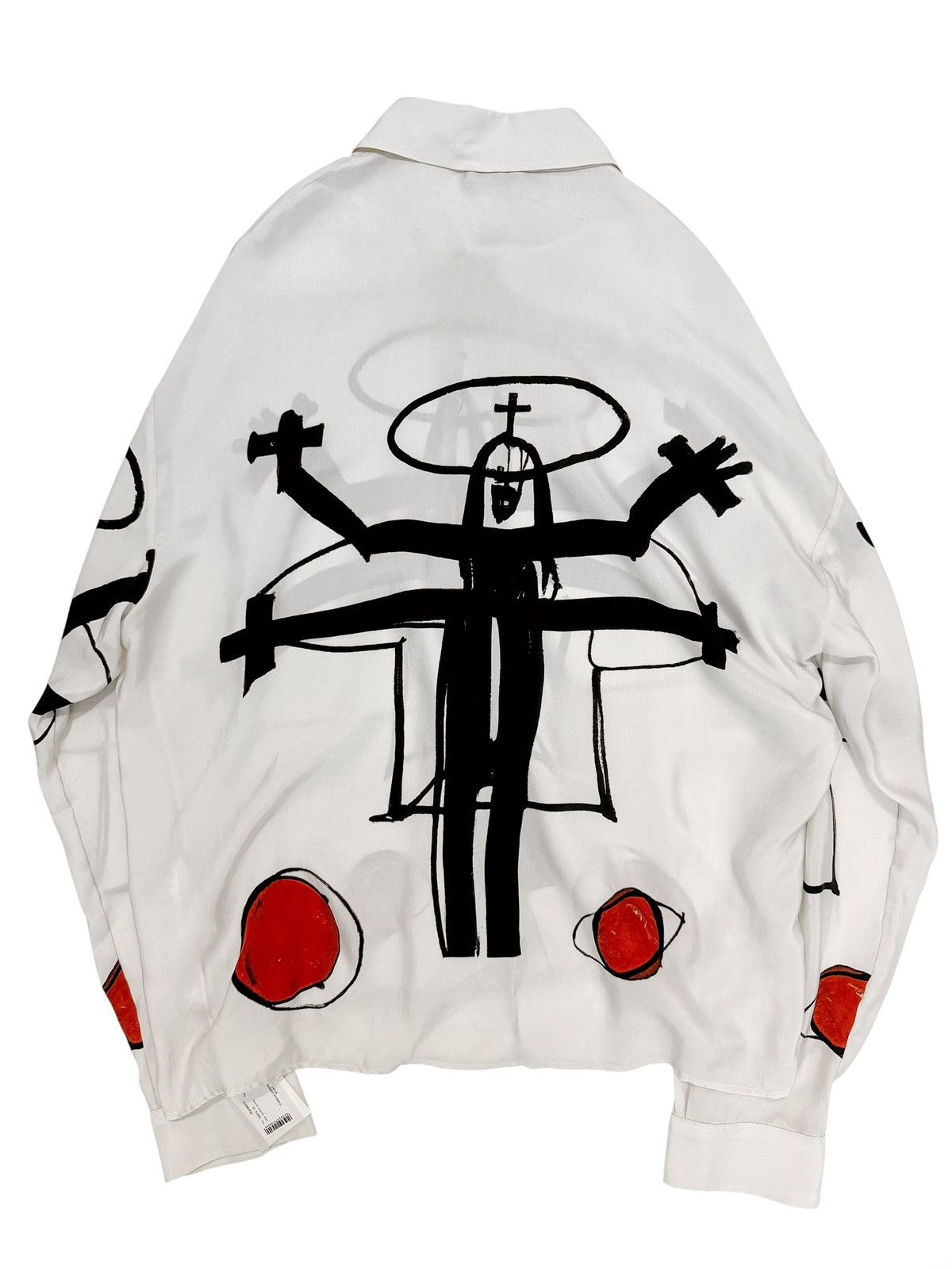 424 1/1 Sample Crucifix Crucifixion Oversized Silky Shirt Size US S / EU 44-46 / 1 - 2 Thumbnail