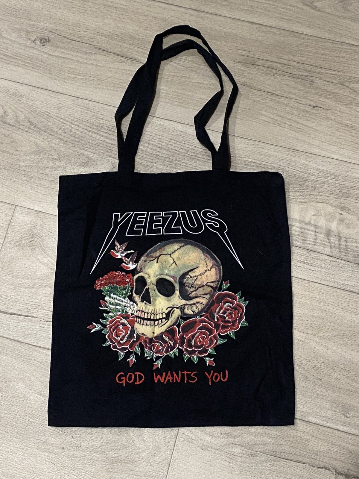 Kanye West Kanye West Ye Yeezus Canvas Tote Bag Size ONE SIZE - 1 Thumbnail