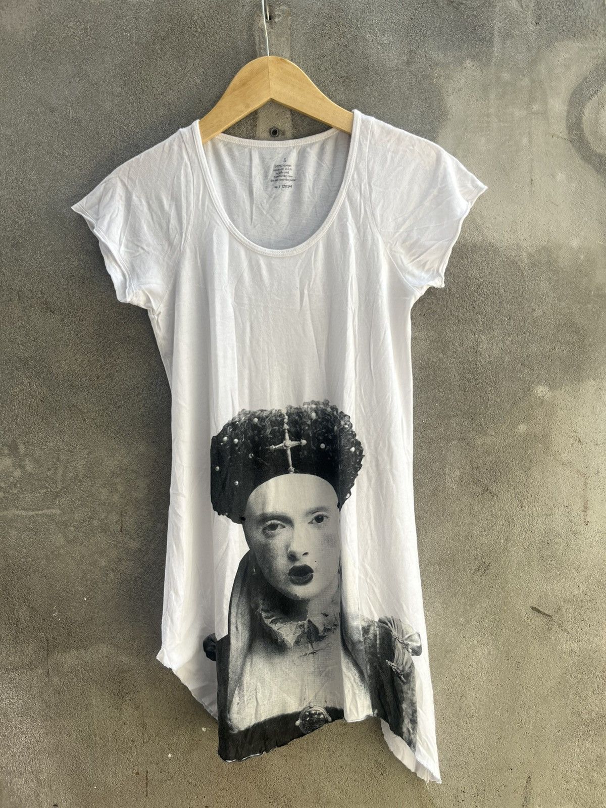 Hysteric Glamour × Japanese Brand × Le Grande Bleu (L.G.B.) Rare 🔥 Surreal Monochrome Queen Graphic Size US S / EU 44-46 / 1 - 2 Thumbnail