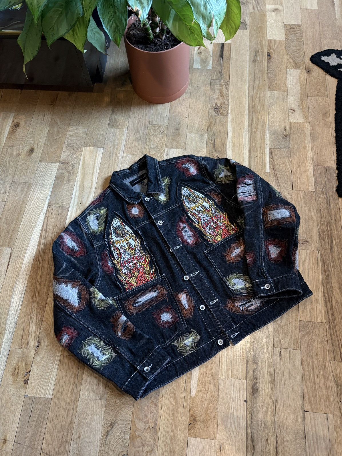 Who Decides War Who Decides War Denim Jacket Size XL Size US XL / EU 56 / 4 - 1 Thumbnail