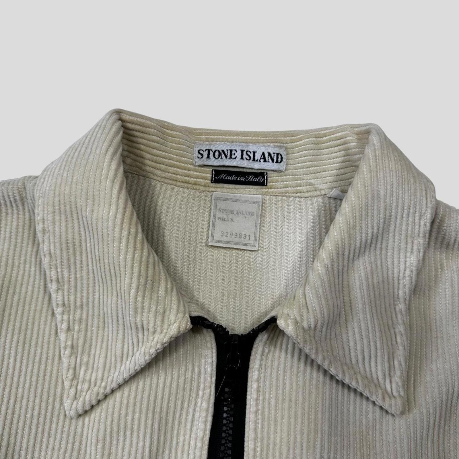 Stone Island Stone Island 1995 Double Pocket Zip Jumbo Corduroy Shirt M/L Size US M / EU 48-50 / 2 - 5 Thumbnail