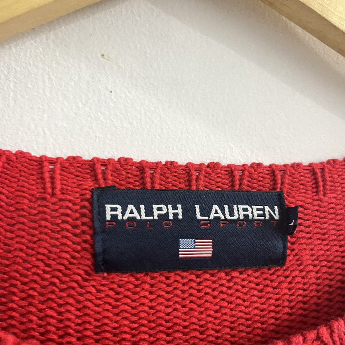 Ralph Lauren Vintage Raplh Lauren Polo Sport Knit Sweater Size US L / EU 52-54 / 3 - 5 Thumbnail