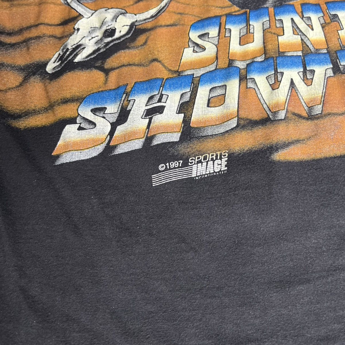 NASCAR Vintage 1997 NASCAR Dale Earnhardt All Over Print Horses Tee Size US XXL / EU 58 / 5 - 8 Thumbnail