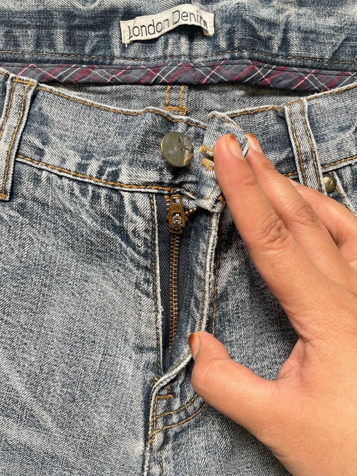 Japanese Brand Vintage Japanese Brand Faded Bootcut Flare Jeans Size US 30 / EU 46 - 3 Thumbnail