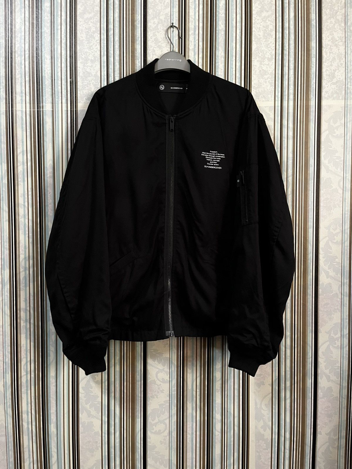 Undercover 2000s FREEDOM snow white bombers #G1 Size US S / EU 44-46 / 1 - 3 Thumbnail