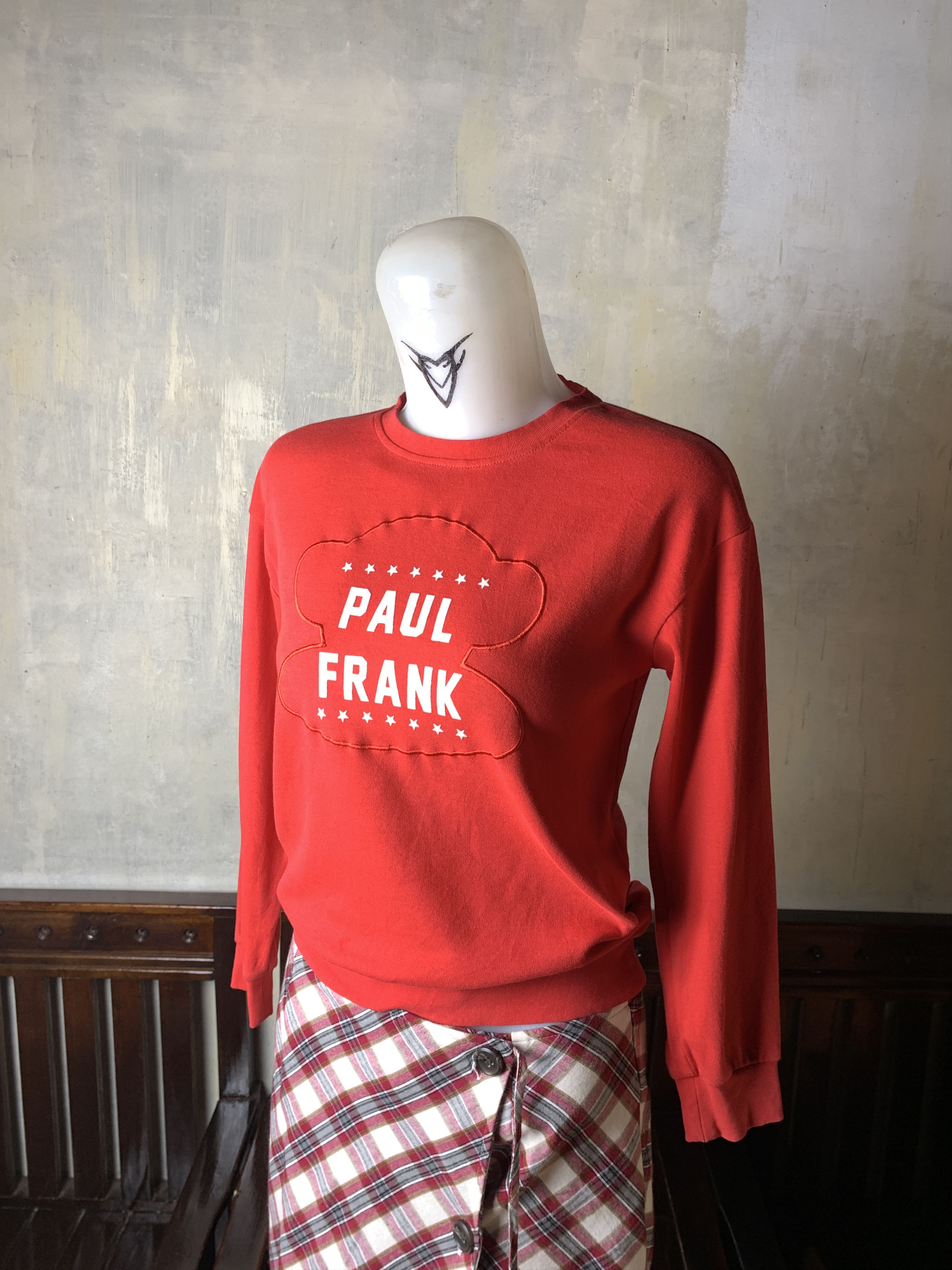 Paul Frank Paul Frank Red Fitted Baby Crewneck (S) Size S / US 4 / IT 40 - 2 Thumbnail