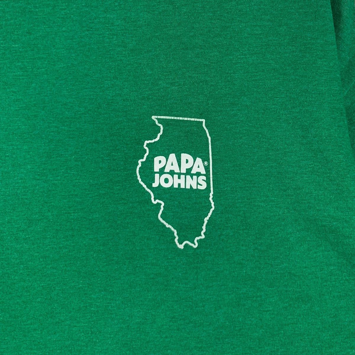 Fruit Of The Loom Vintage PAPA JOHNS PIZZA International Chain Promo Tee Shirt Size US M / EU 48-50 / 2 - 3 Thumbnail