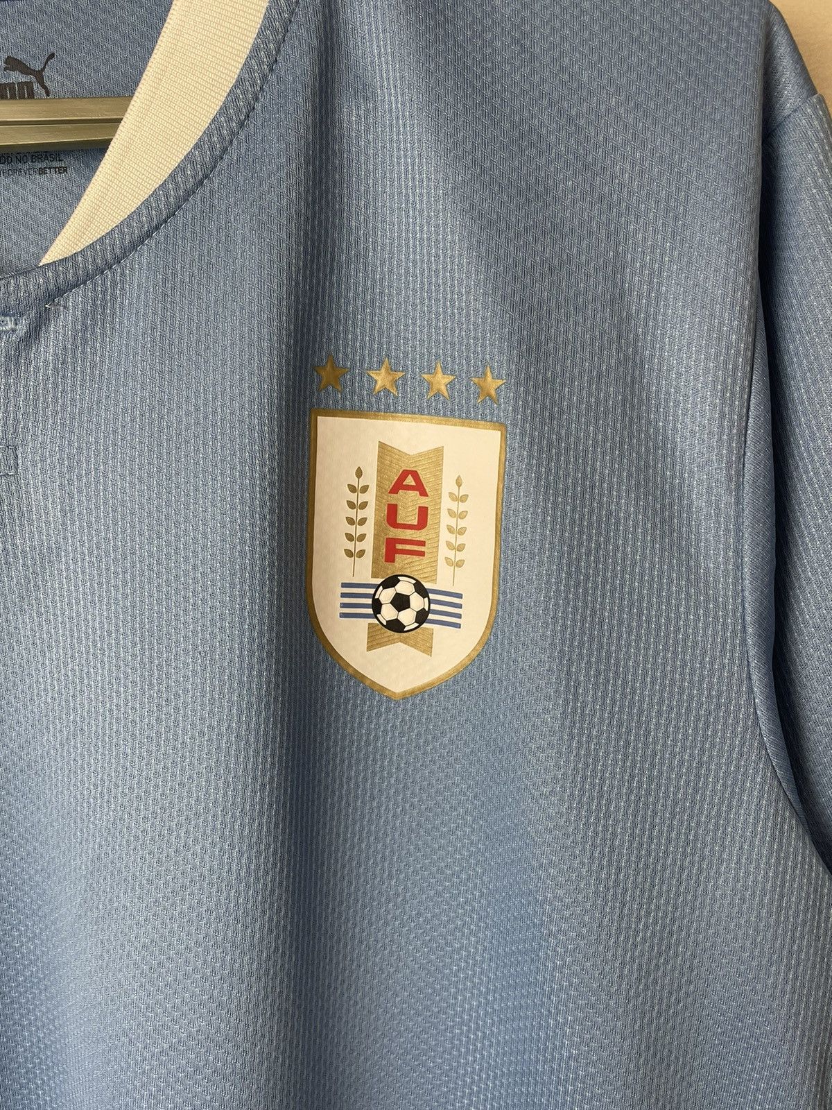 Puma Puma URUGUAY Player Issue 2022 World Cup Home Soccer Jersey Size US L / EU 52-54 / 3 - 2 Thumbnail