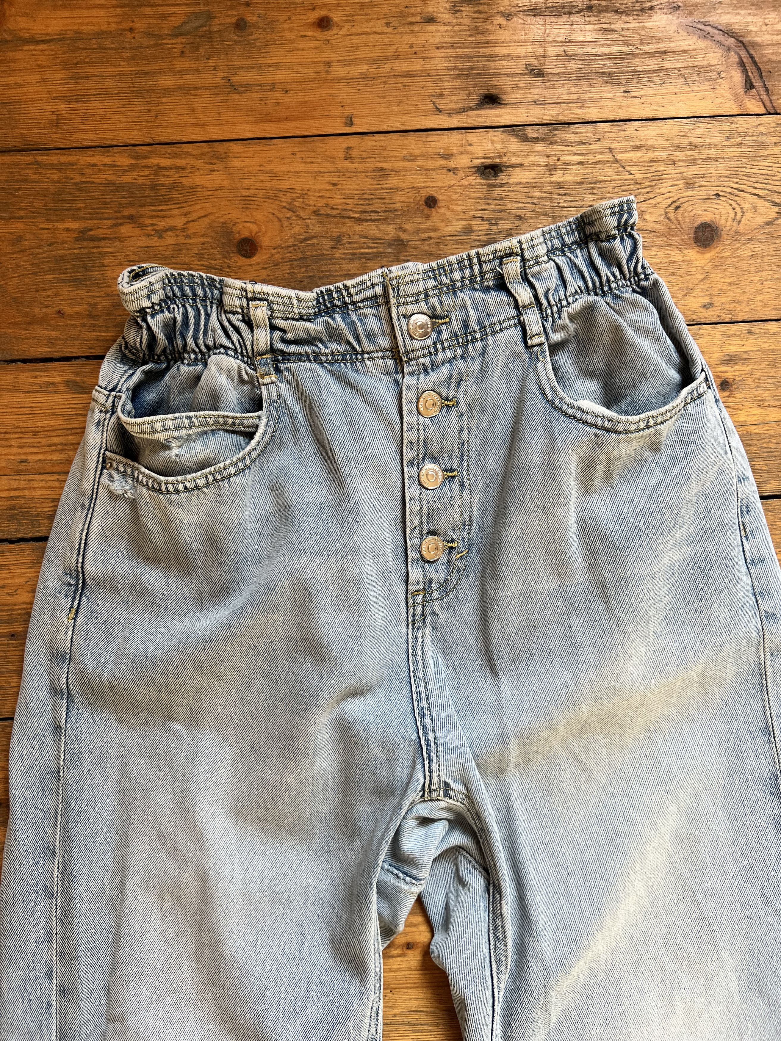 Denime × Japanese Brand No Name Baggie Cargo Elastic Waist Balenci Type Pants Size US 32 / EU 48 - 7 Thumbnail
