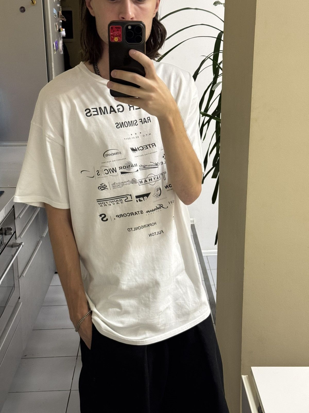 Raf Simons Fw17 Raf Simons Summer Games Tee(White/Tagged L, Fits XL) Size US XL / EU 56 / 4 - 4 Thumbnail