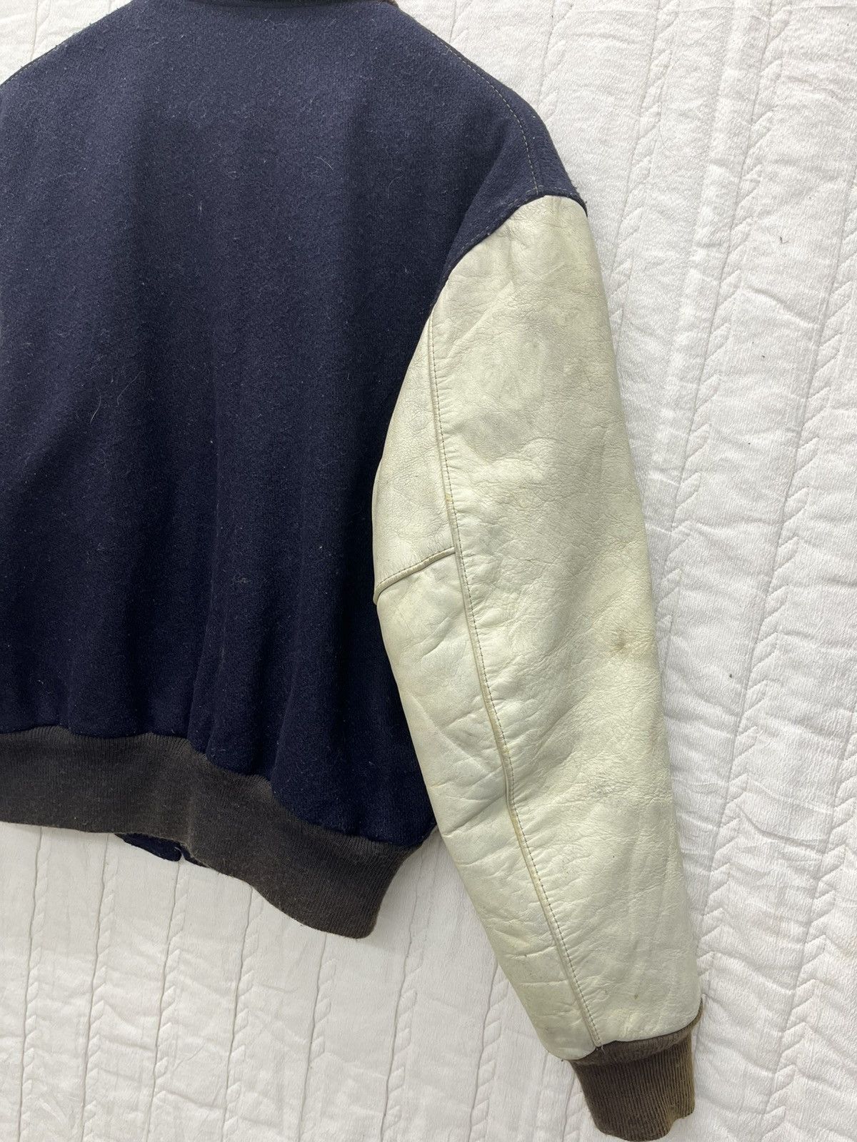 Golden Bear VTG GOLDEN BEAR VARSITY JACKET LEATHER SLEEVE Size US S / EU 44-46 / 1 - 7 Thumbnail