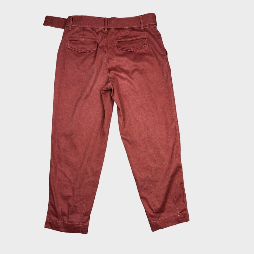 Target Basics A new day | High-Rise Tapered D-Ring Belted Ankle Pants | 6 Size 28" / US 6 / IT 42 - 3 Thumbnail