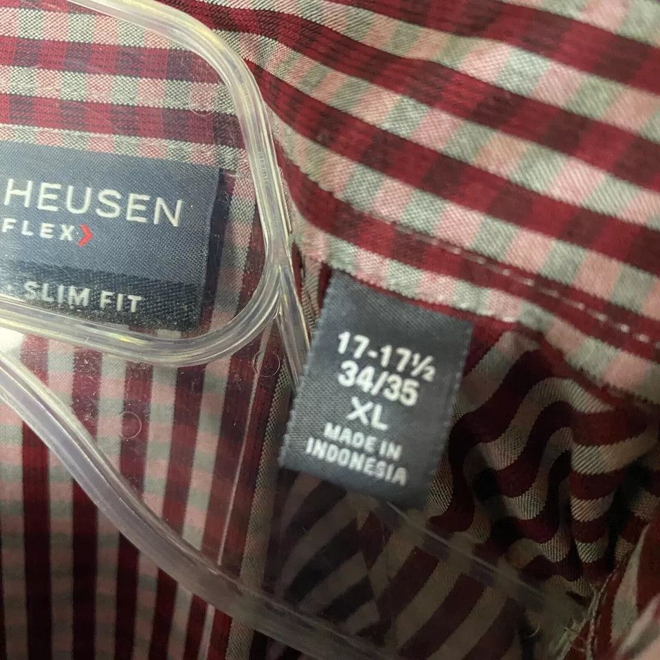 Van Heusen Van Heusen Button Up Shirt Men's XL Slim Fit Flex Cotton Size US XL / EU 56 / 4 - 4 Thumbnail