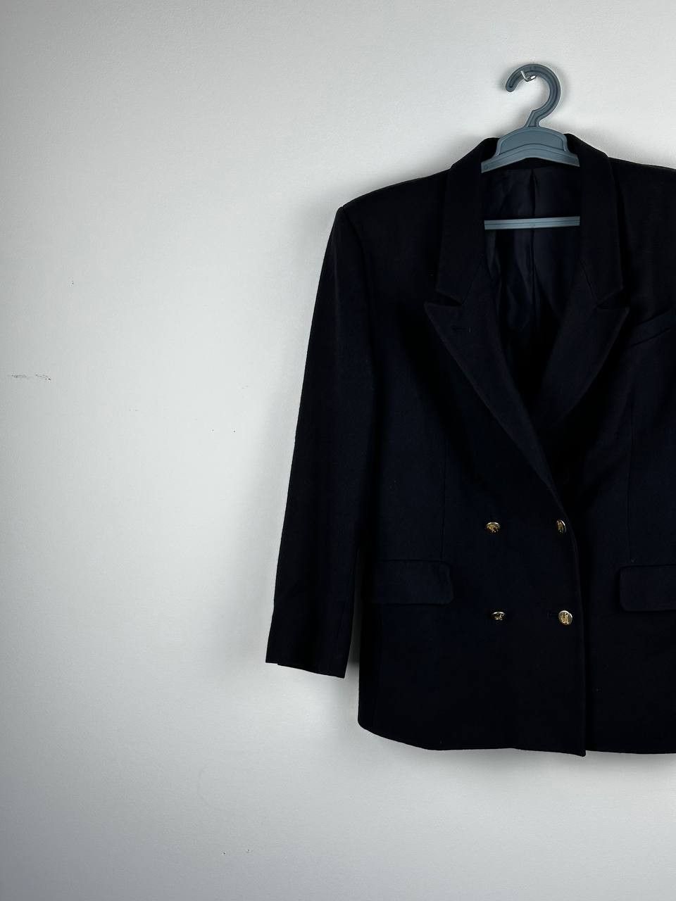 Burberry Burberry Double Breasted Navy Wool Blazer Size US M / EU 48-50 / 2 - 5 Thumbnail
