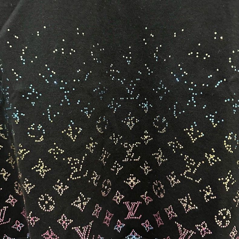Louis Vuitton Louis Vuitton New rhinestone gradient knitted short sleeve Size US XXL / EU 58 / 5 - 3 Thumbnail