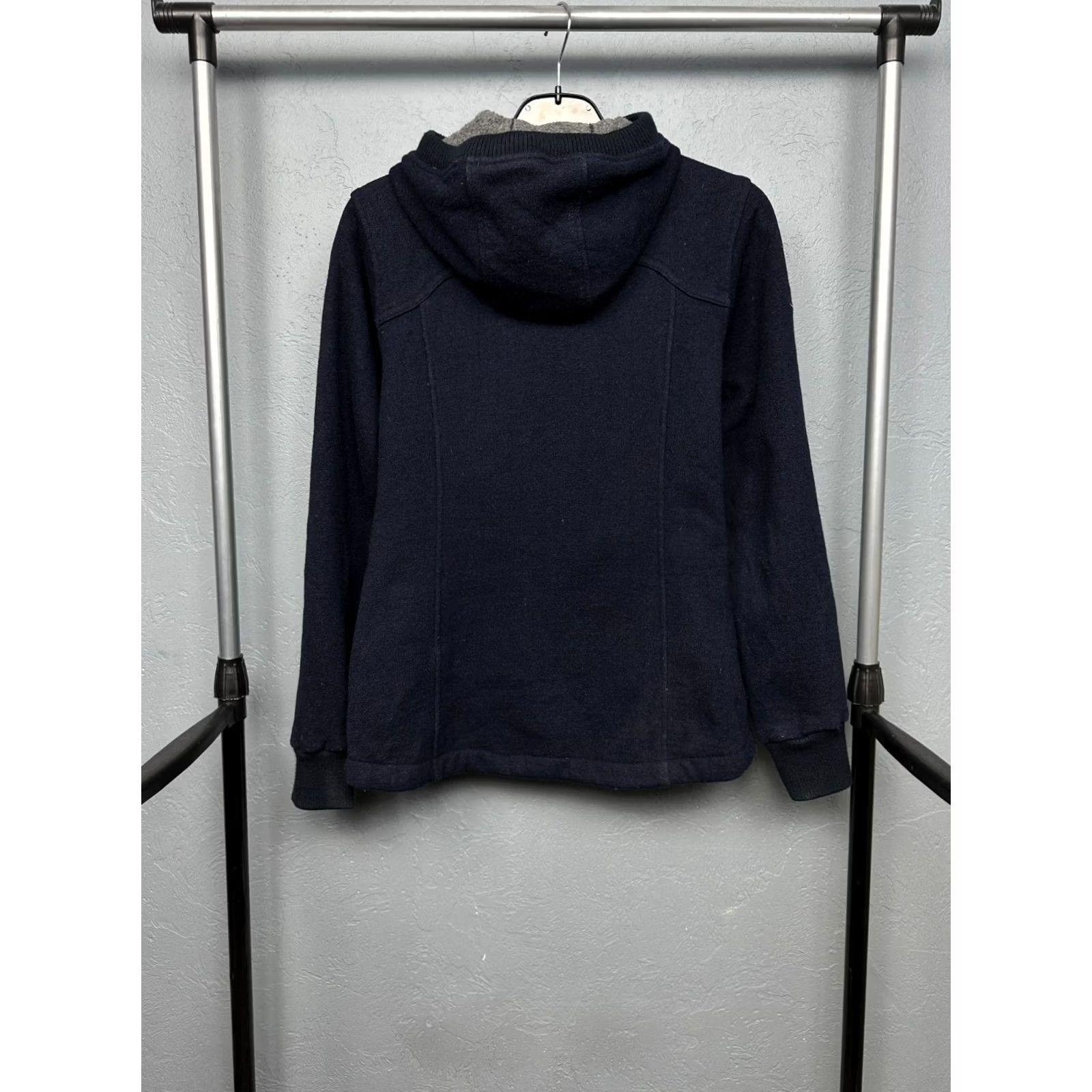 Vintage Bergans of Norway Womens Wool Myrull Jacket M Blue Logo Outdoor 90s Mens Womens Boys Girls Size M / US 6-8 / IT 42-44 - 8 Thumbnail