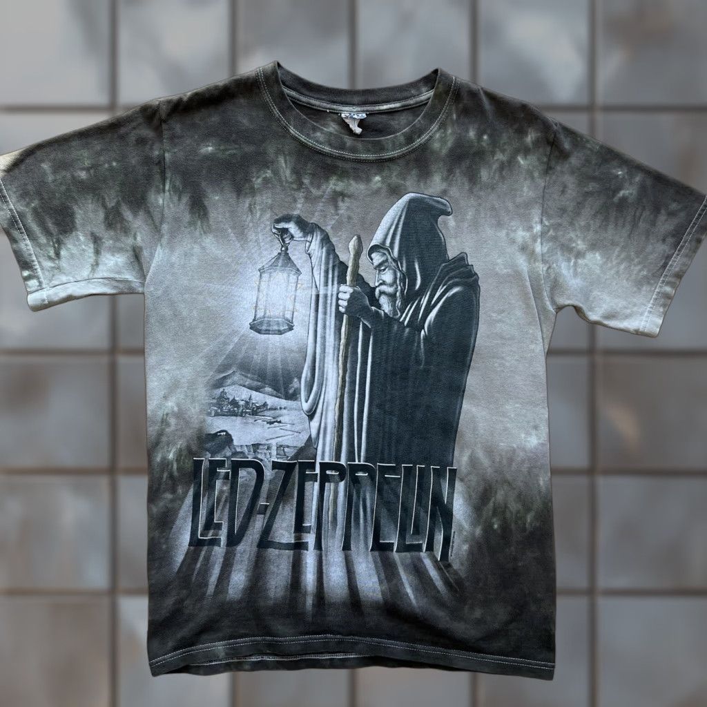 Liquid Blue VINTAGE Led Zeppelin Stairway to Heaven Shirt Small Green Y2K Liquid Blue Rock Music Size US S / EU 44-46 / 1 - 1 Thumbnail