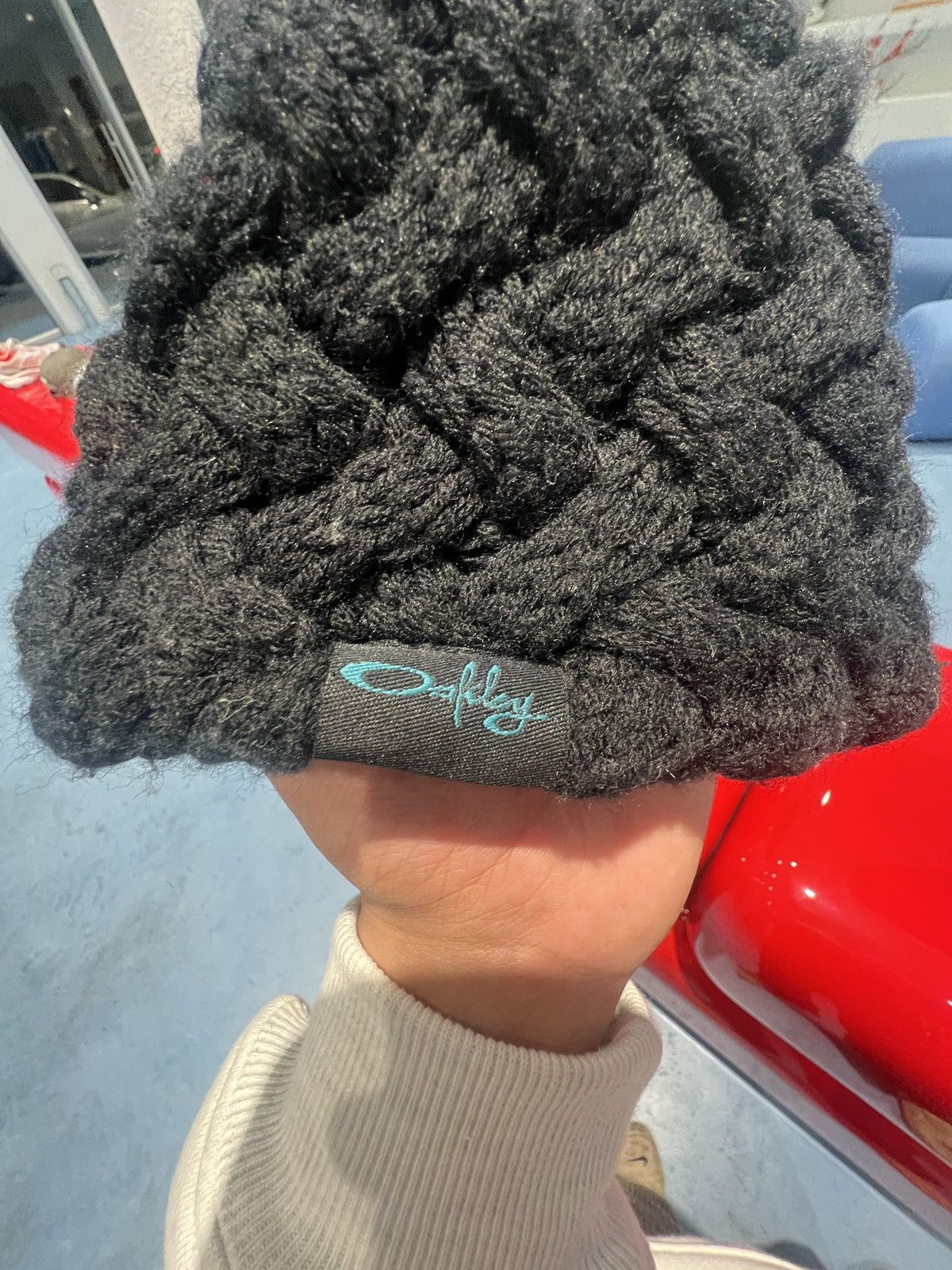 Japanese Brand × Oakley × Vintage Rare Oakley Vintage Japanese Black Knitted Beanie Bucket Hat Size ONE SIZE - 2 Thumbnail