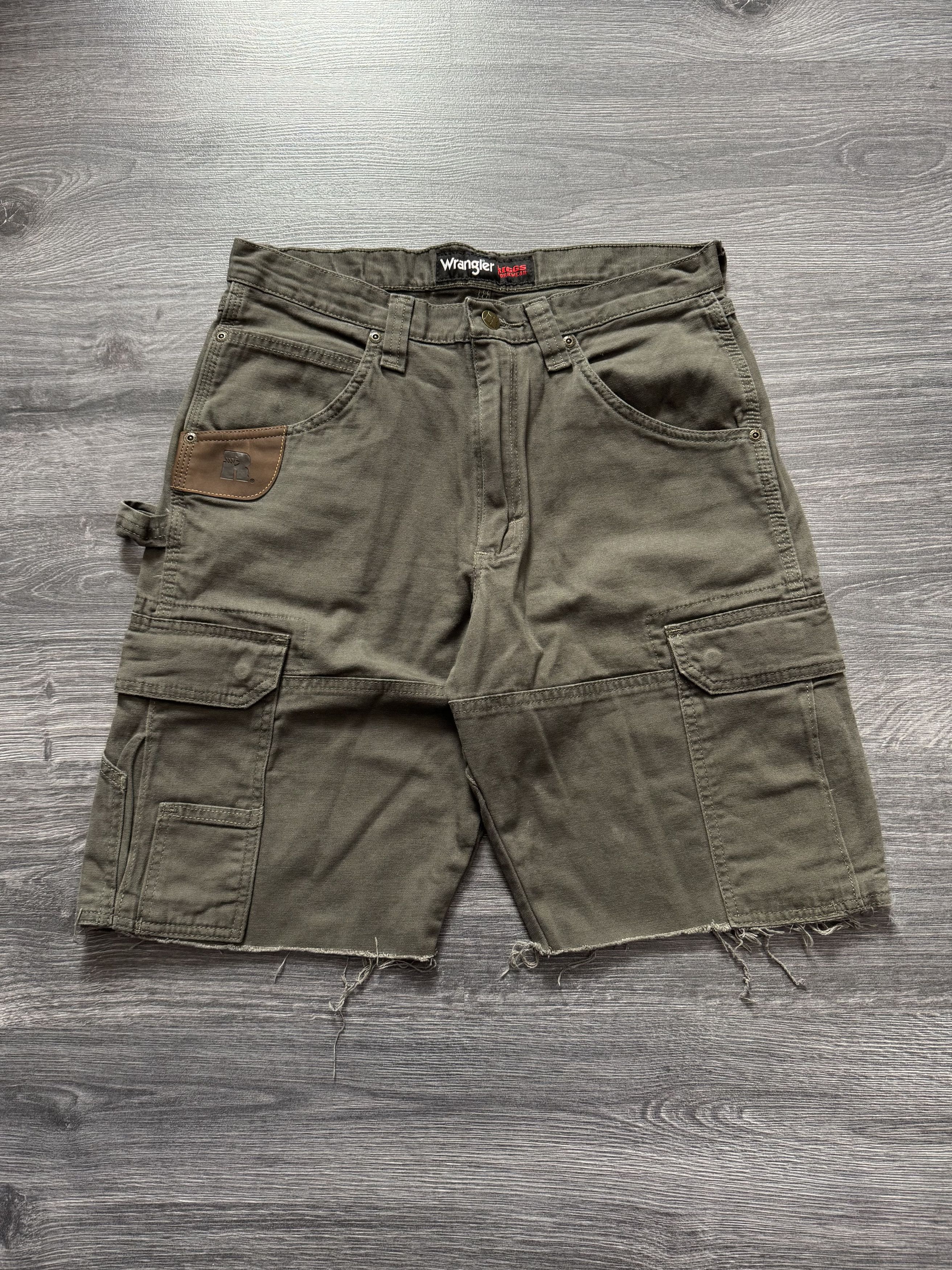 Wrangler Vintage Y2K Wrangler Riggs Carpenter Workwear Shorts Size US 30 / EU 46 - 2 Thumbnail
