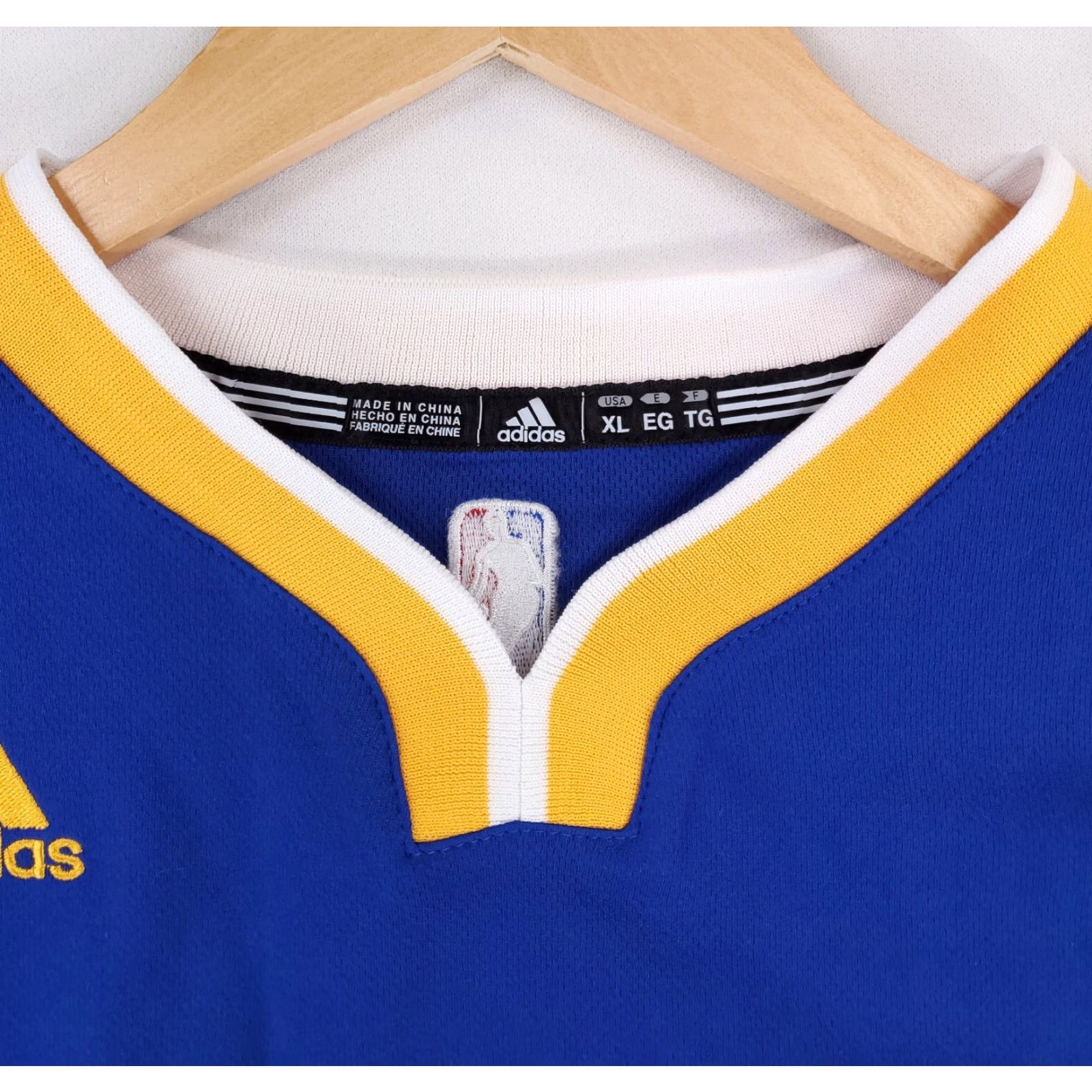 Adidas Adidas Kevin Durant NBA Warriors Jersey Mens XL Tank Blue Size US XL / EU 56 / 4 - 4 Thumbnail