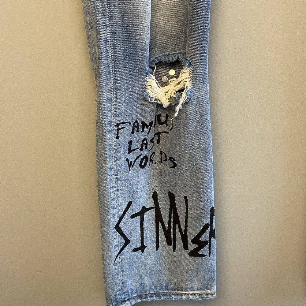 Cult Of Individuality Cult of Individuality Rocker Slim Jeans 38x33 Distressed Bl Size US 38 / EU 54 - 4 Thumbnail