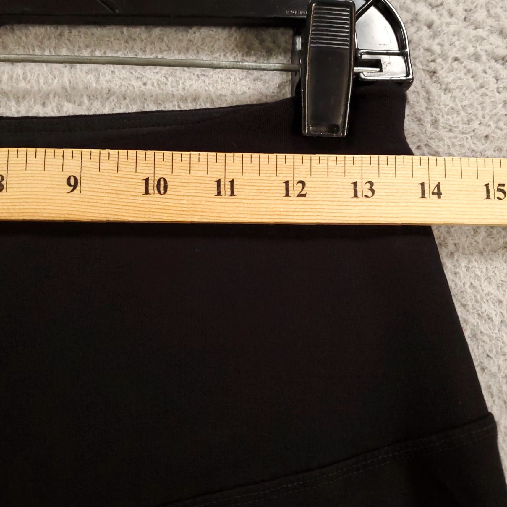 Vintage John Mark Leggings Womens 4 Black Ankle Stretchy Pullon Inseam 28in Spandex Viscose Activewear Casual 90s Athleisure Womens Size 27" / US 4 / IT 40 - 4 Thumbnail