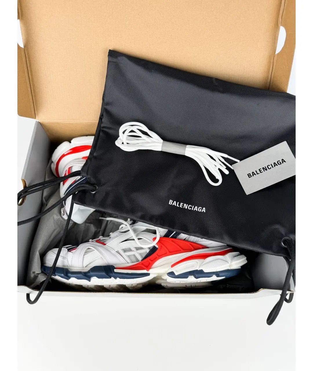 Balenciaga o1mt1gz0924 Track.2 Tricolor/Rubb/Mesh in Multicolor Size US 6 / EU 39 - 3 Thumbnail