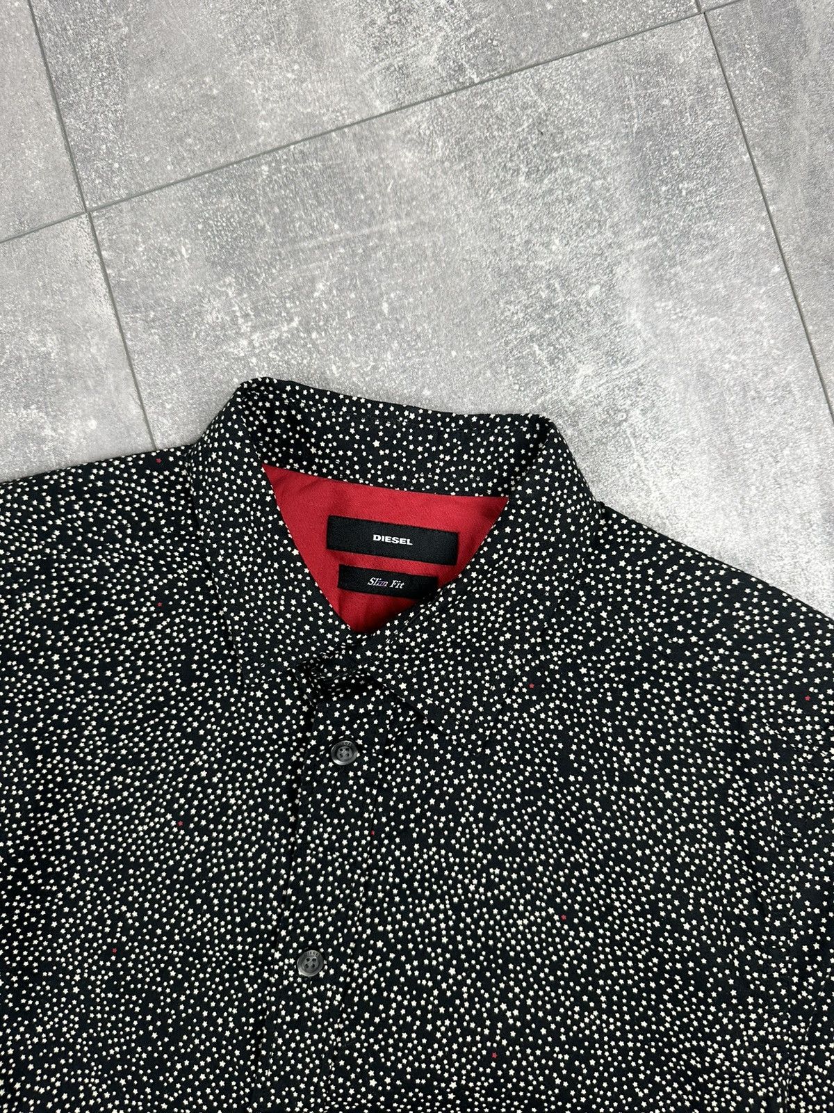 Diesel Diesel Luxury Shirt Button Up Night Sky Size US M / EU 48-50 / 2 - 5 Thumbnail