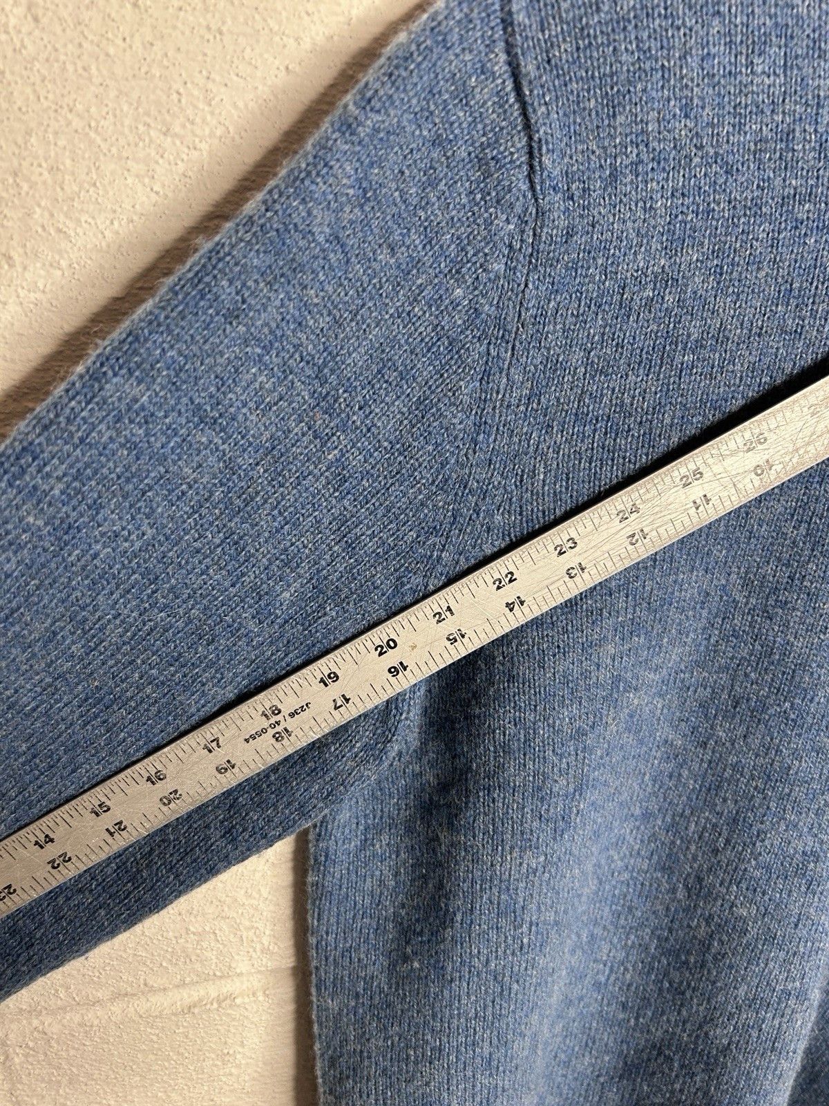 L.L. Bean LL Bean Sweater Mens Medium Wool 1/4 Zip Elbow Patch Size US M / EU 48-50 / 2 - 6 Thumbnail