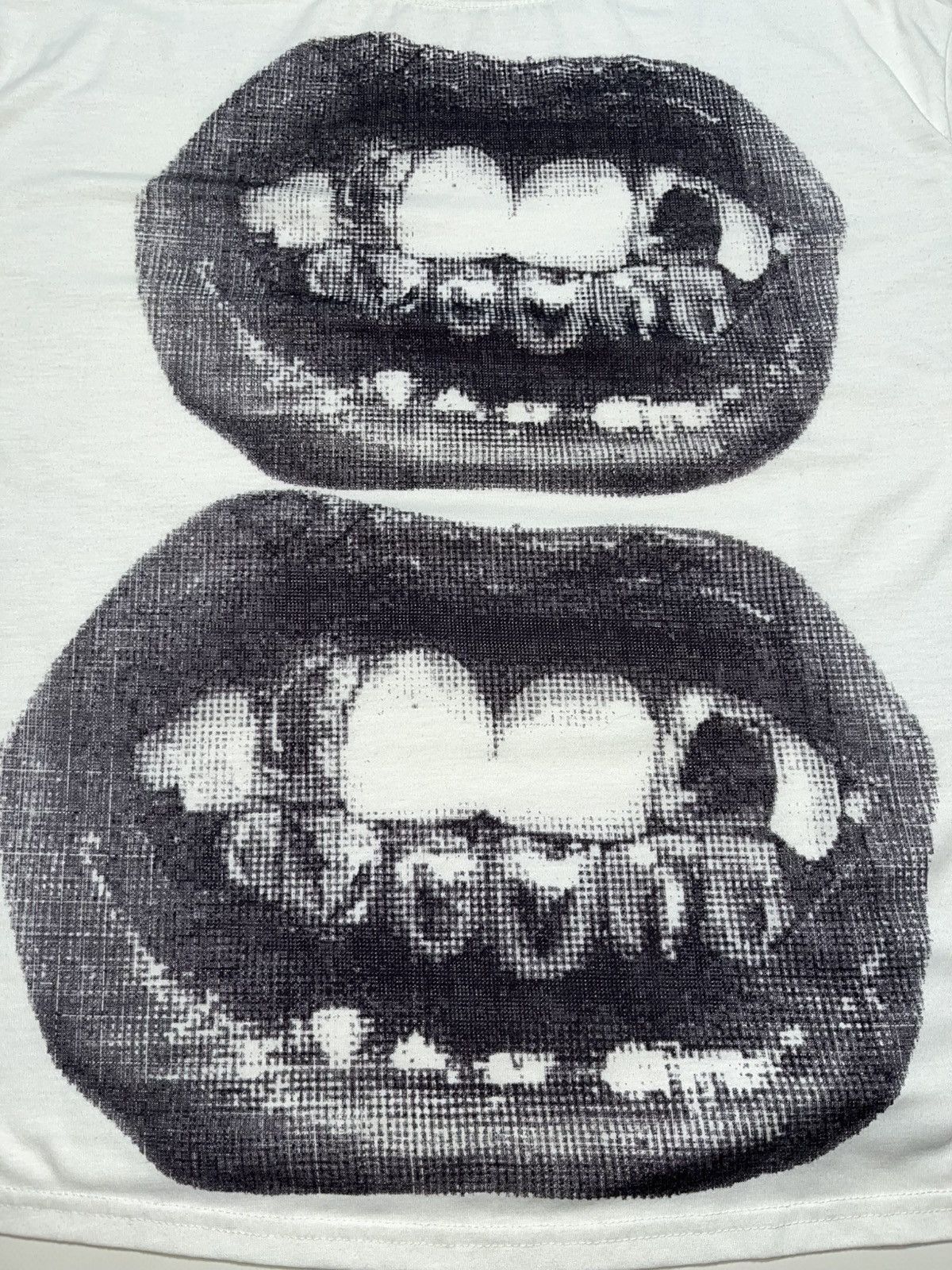 Other Y2K Graphic Double Trouble Teeth Tee Grunge Aesthetic Punk Size US S / EU 44-46 / 1 - 2 Thumbnail