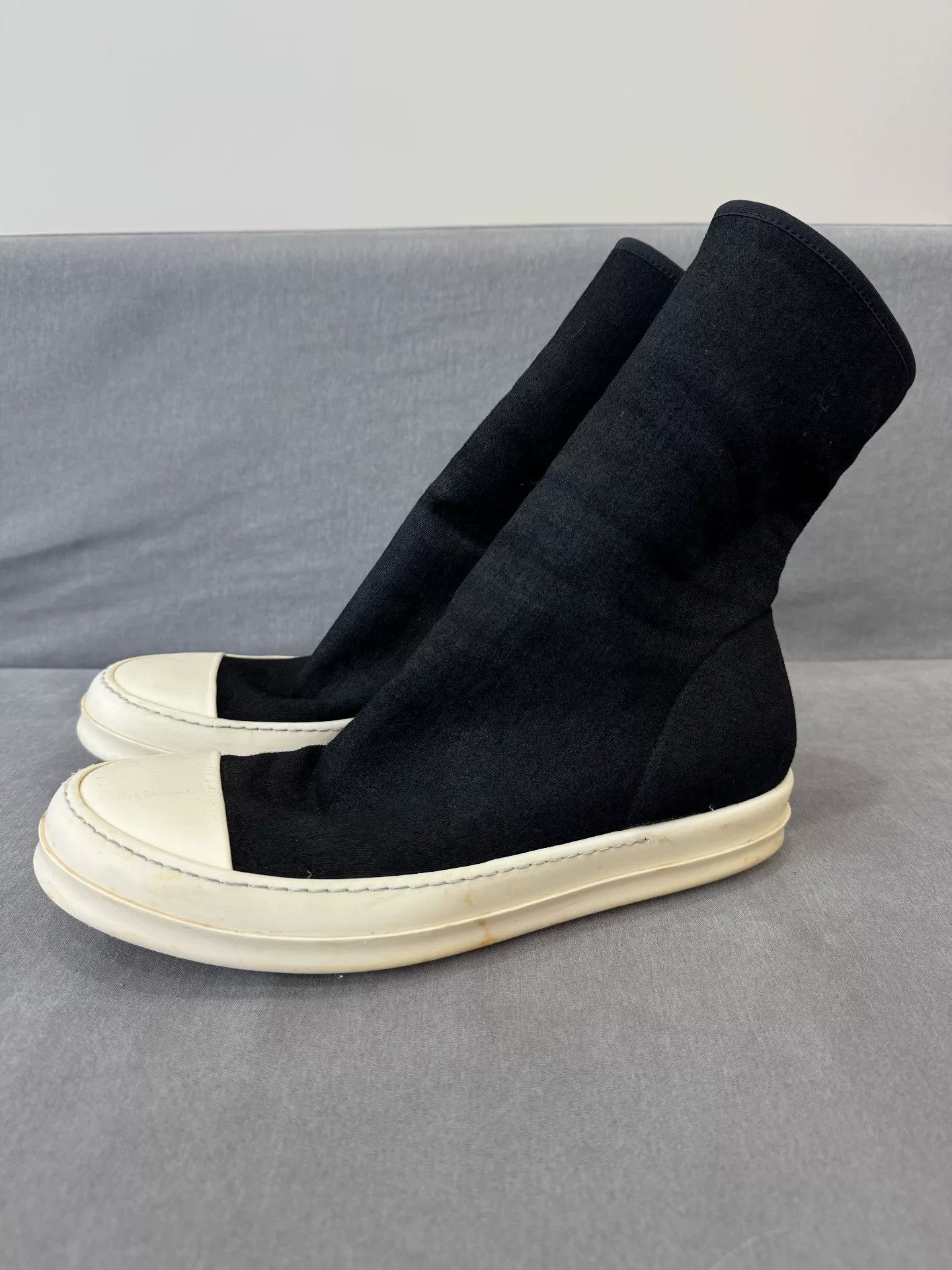 Rick Owens Rick Owens Men's Waxed Boots Size 42 Size US 9 / EU 42 - 1 Thumbnail