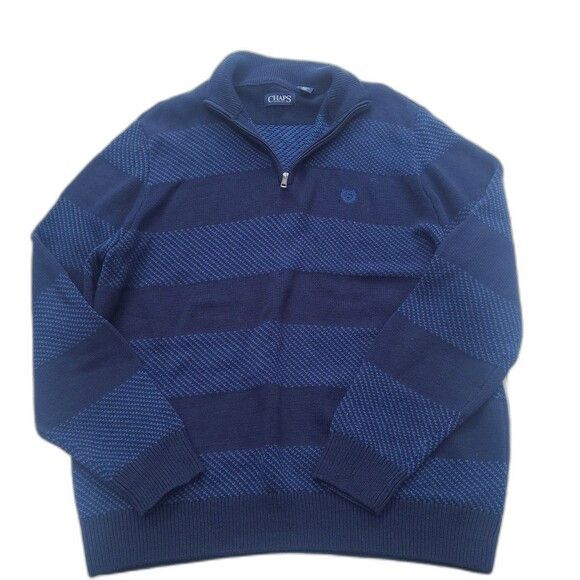 Polo Ralph Lauren Vtg Chaps Ralph Lauren Quarter Zip Sweater Size US XL / EU 56 / 4 - 1 Thumbnail